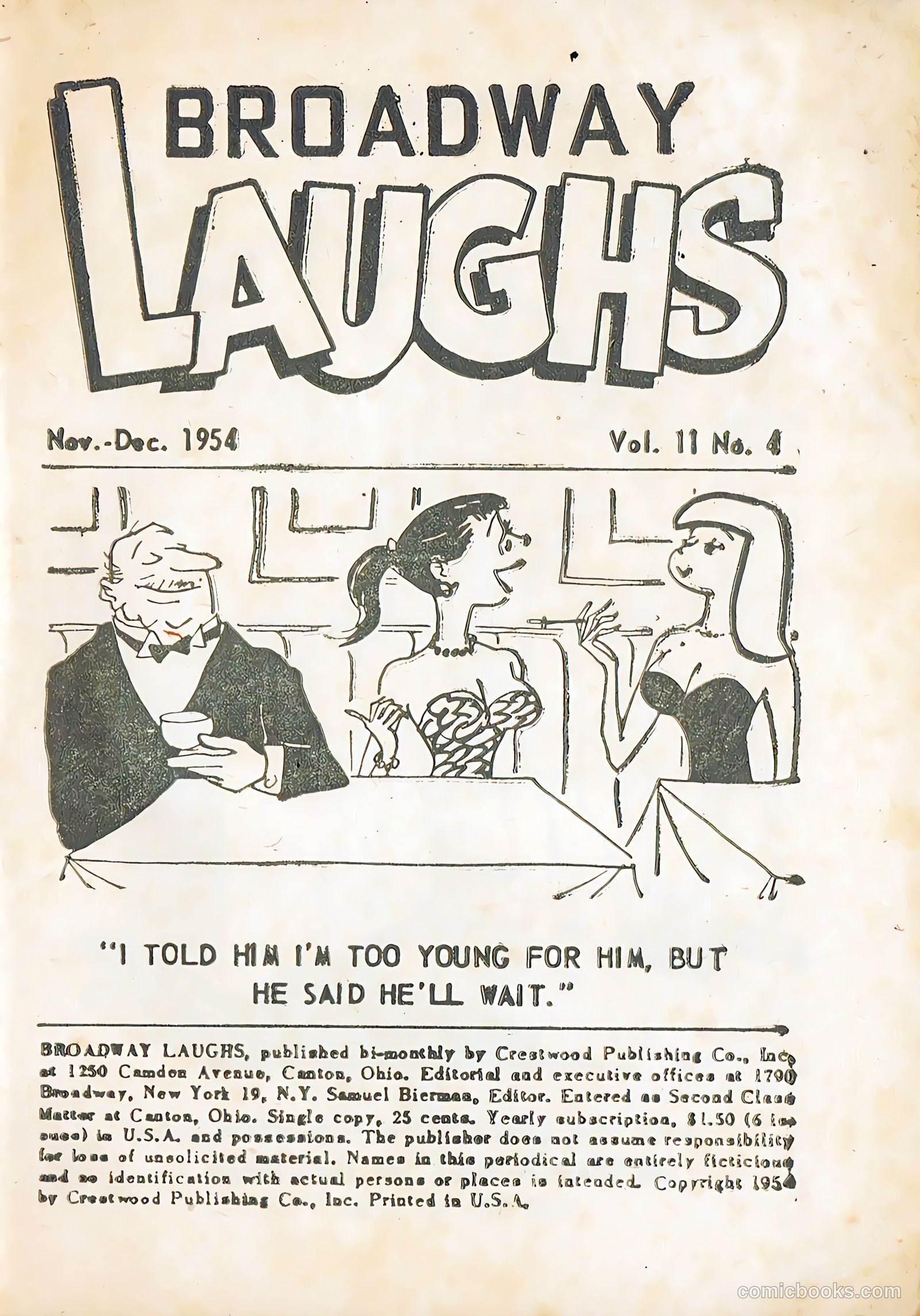 Broadway Laughs #4 — page 3 of 99