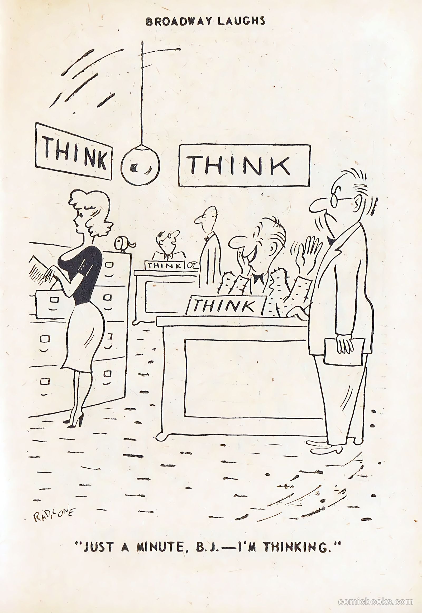 Broadway Laughs #4 — page 29 of 99