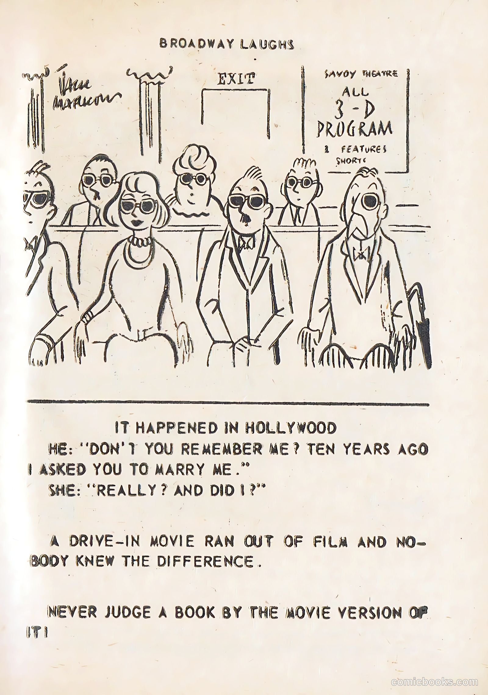 Broadway Laughs #4 — page 58 of 99