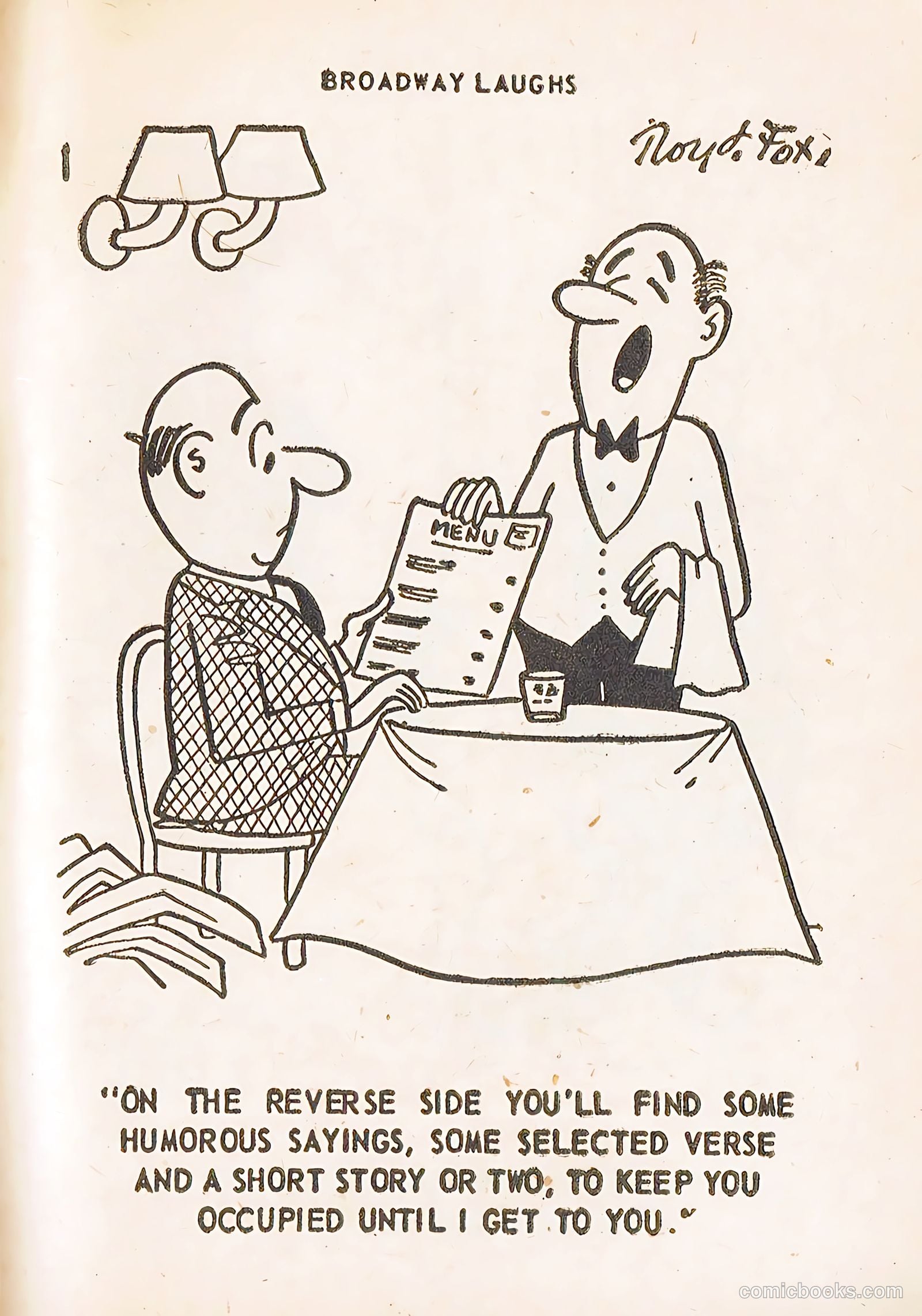 Broadway Laughs #4 — page 90 of 99