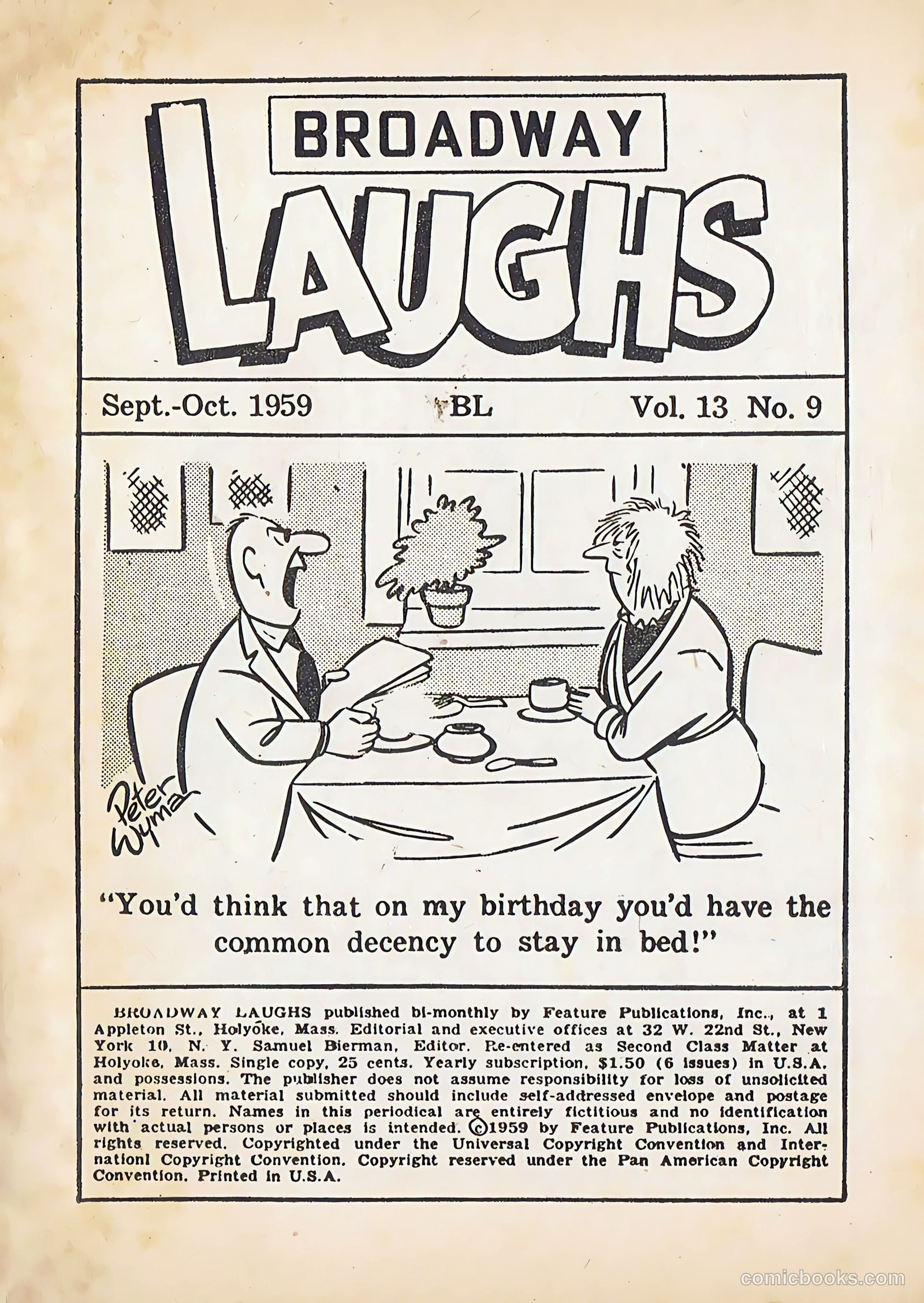 Broadway Laughs #9 — page 3 of 100