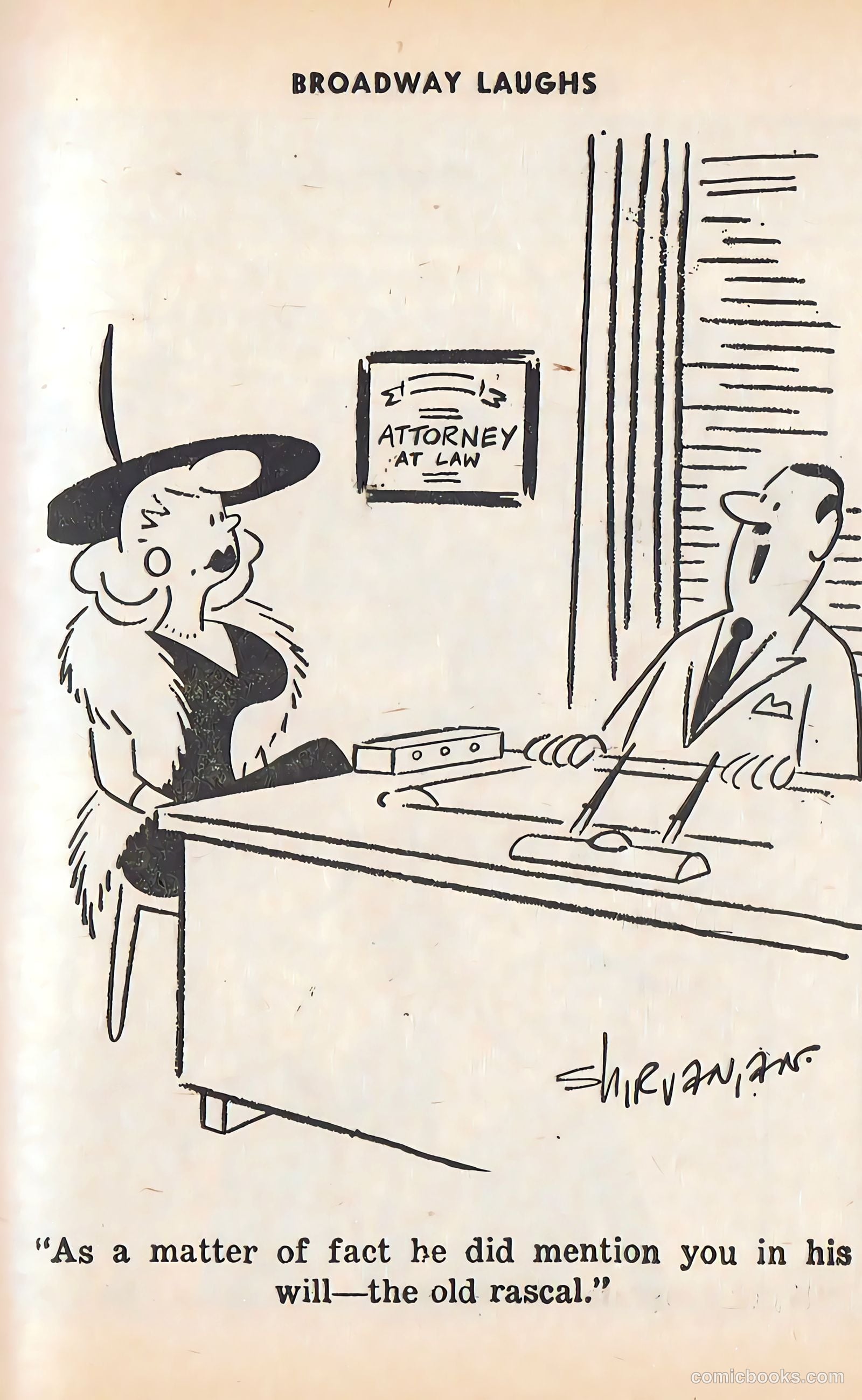 Broadway Laughs #9 — page 37 of 100