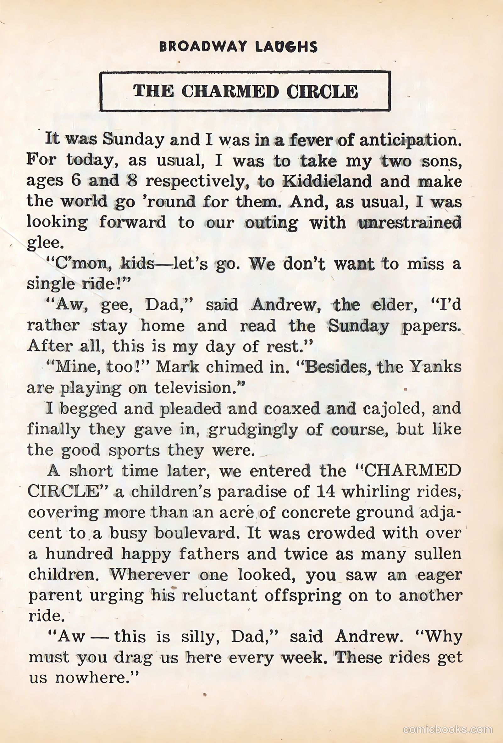 Broadway Laughs #9 — page 72 of 100