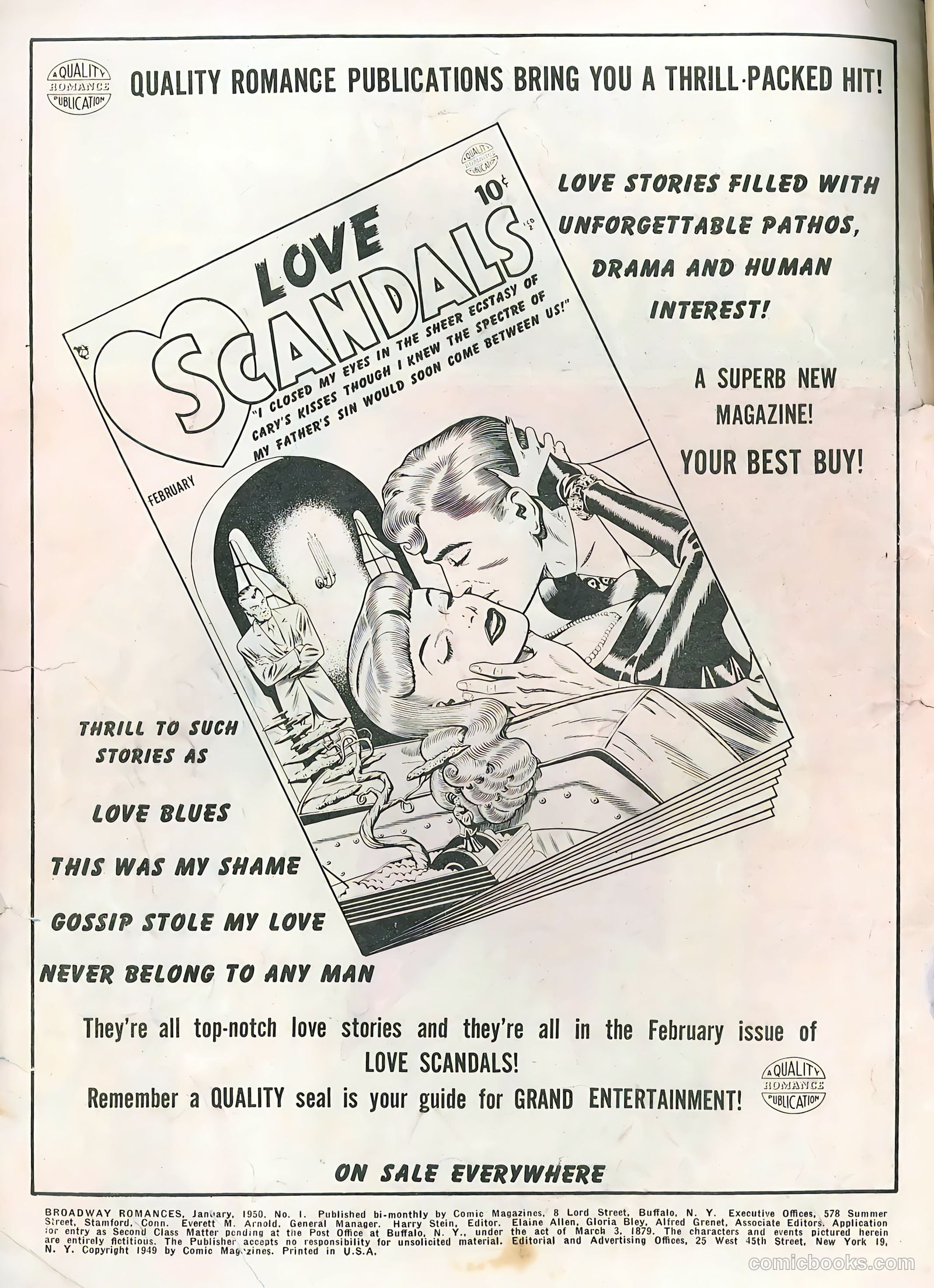 Broadway Romances #1 — page 2 of 36