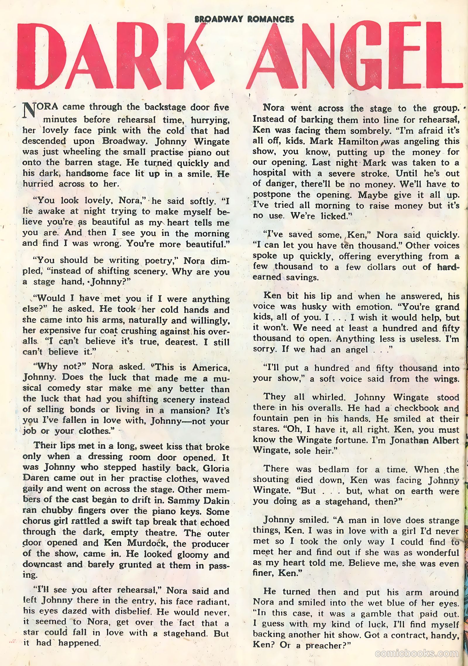 Broadway Romances #1 — page 26 of 36