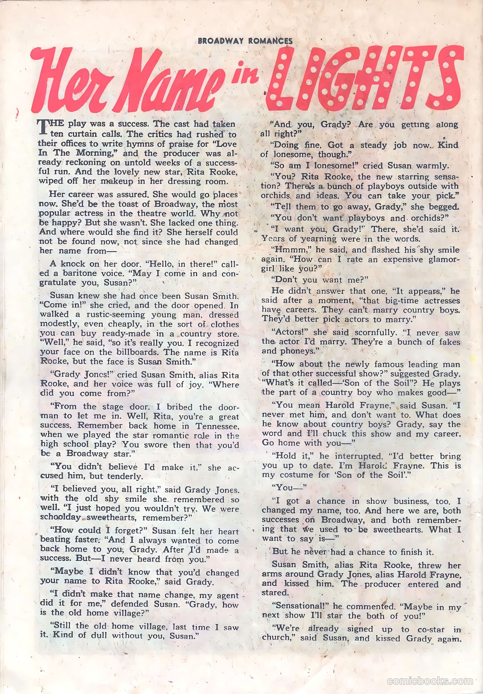 Broadway Romances #2 — page 26 of 36