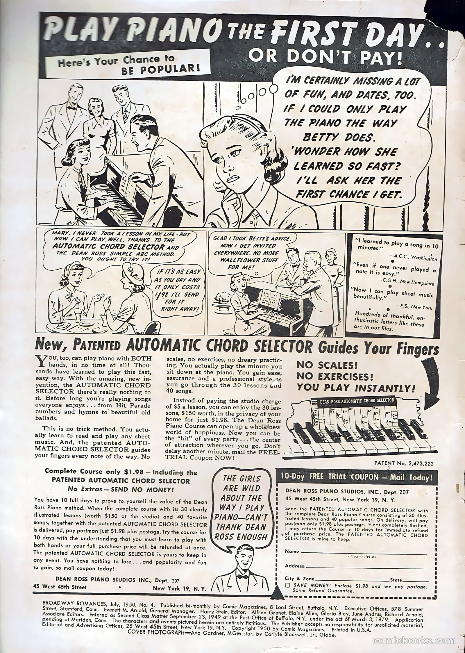 Broadway Romances #4 — page 2 of 36