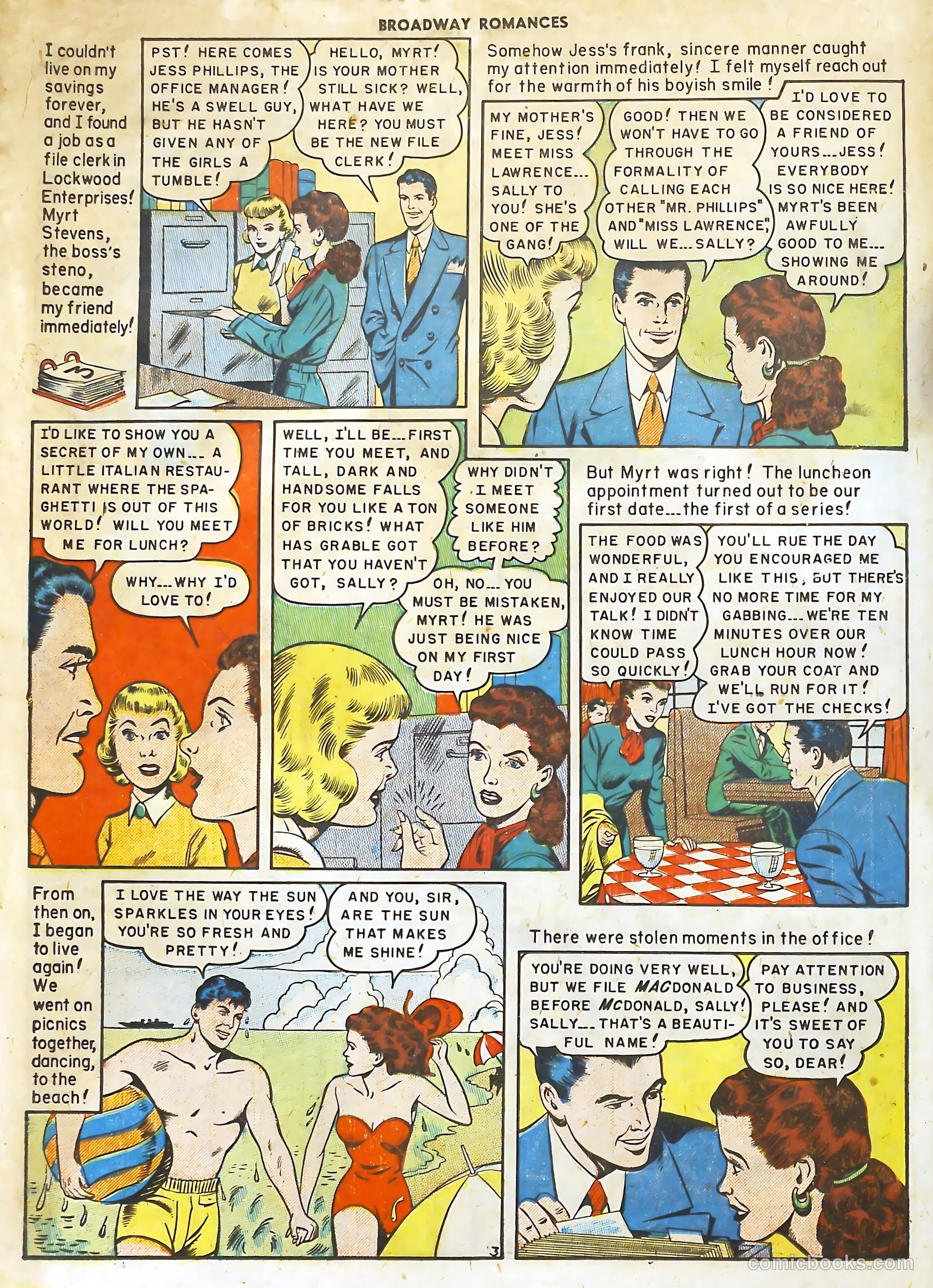 Broadway Romances #5 — page 22 of 52