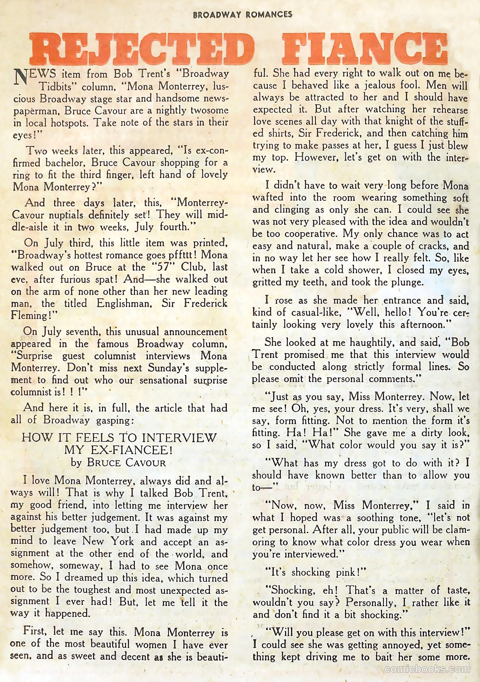 Broadway Romances #5 — page 38 of 52