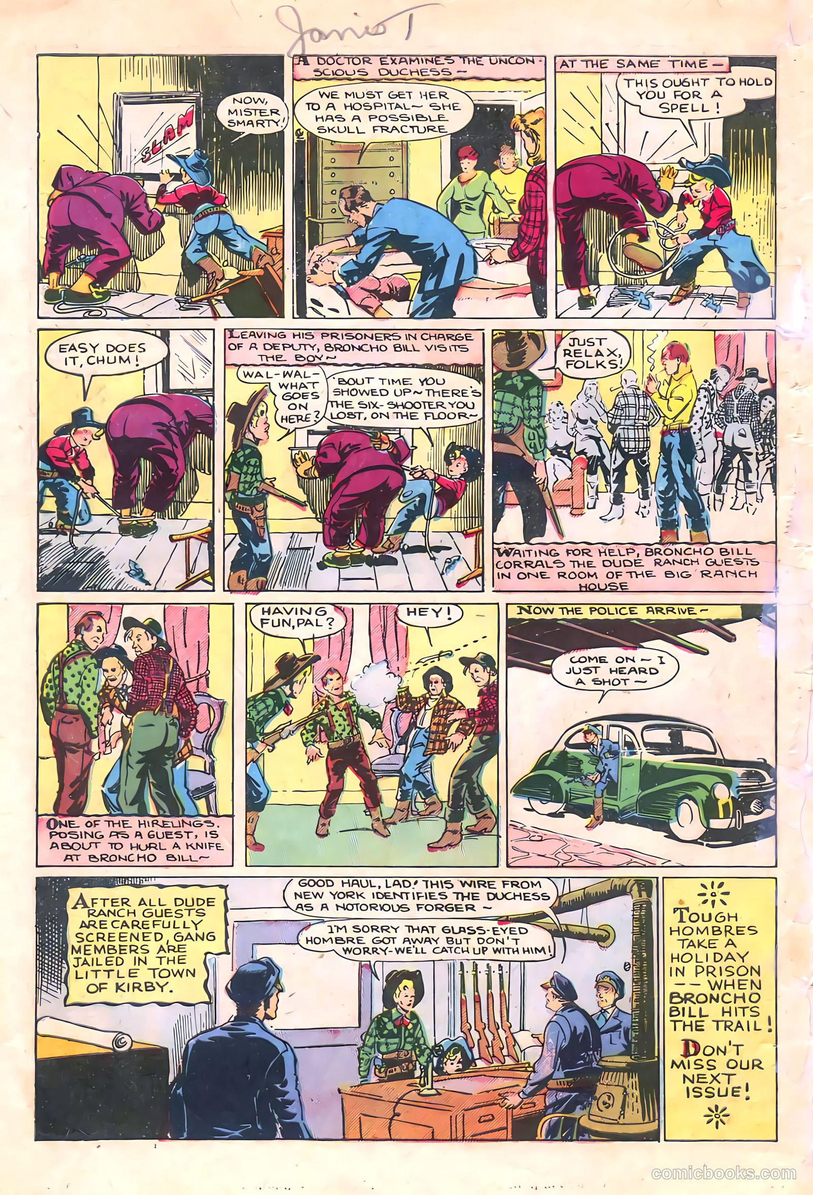 Broncho Bill #13 — page 35 of 36
