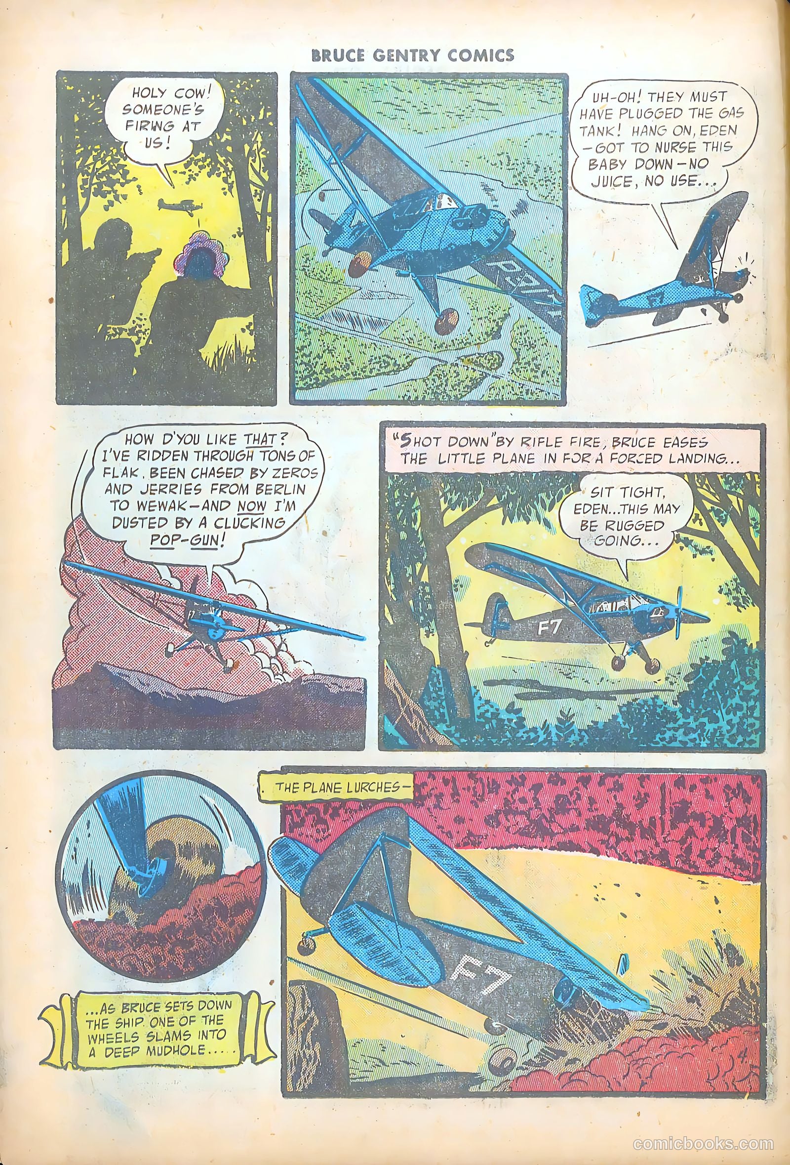 Bruce Gentry Comics #2 — page 6 of 36