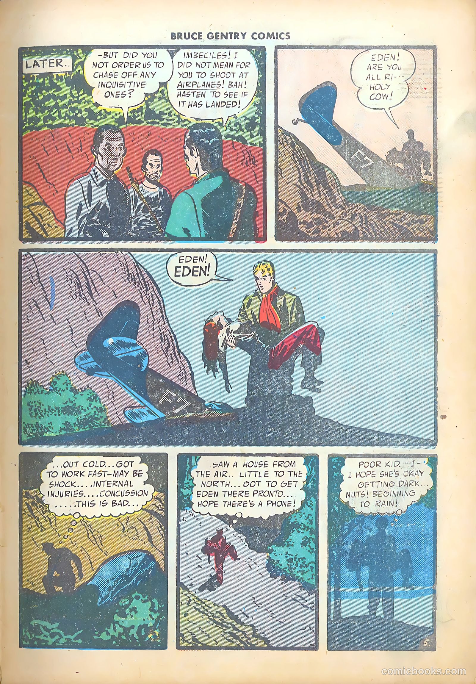 Bruce Gentry Comics #2 — page 7 of 36