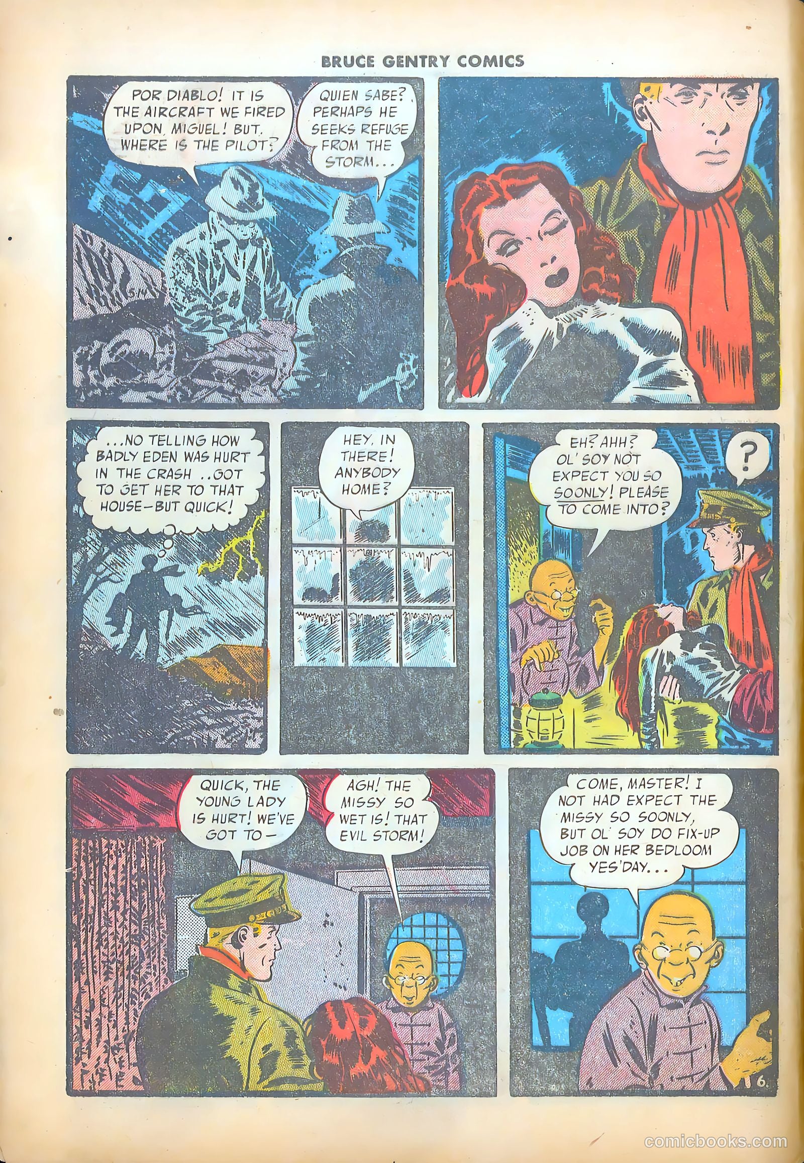 Bruce Gentry Comics #2 — page 8 of 36