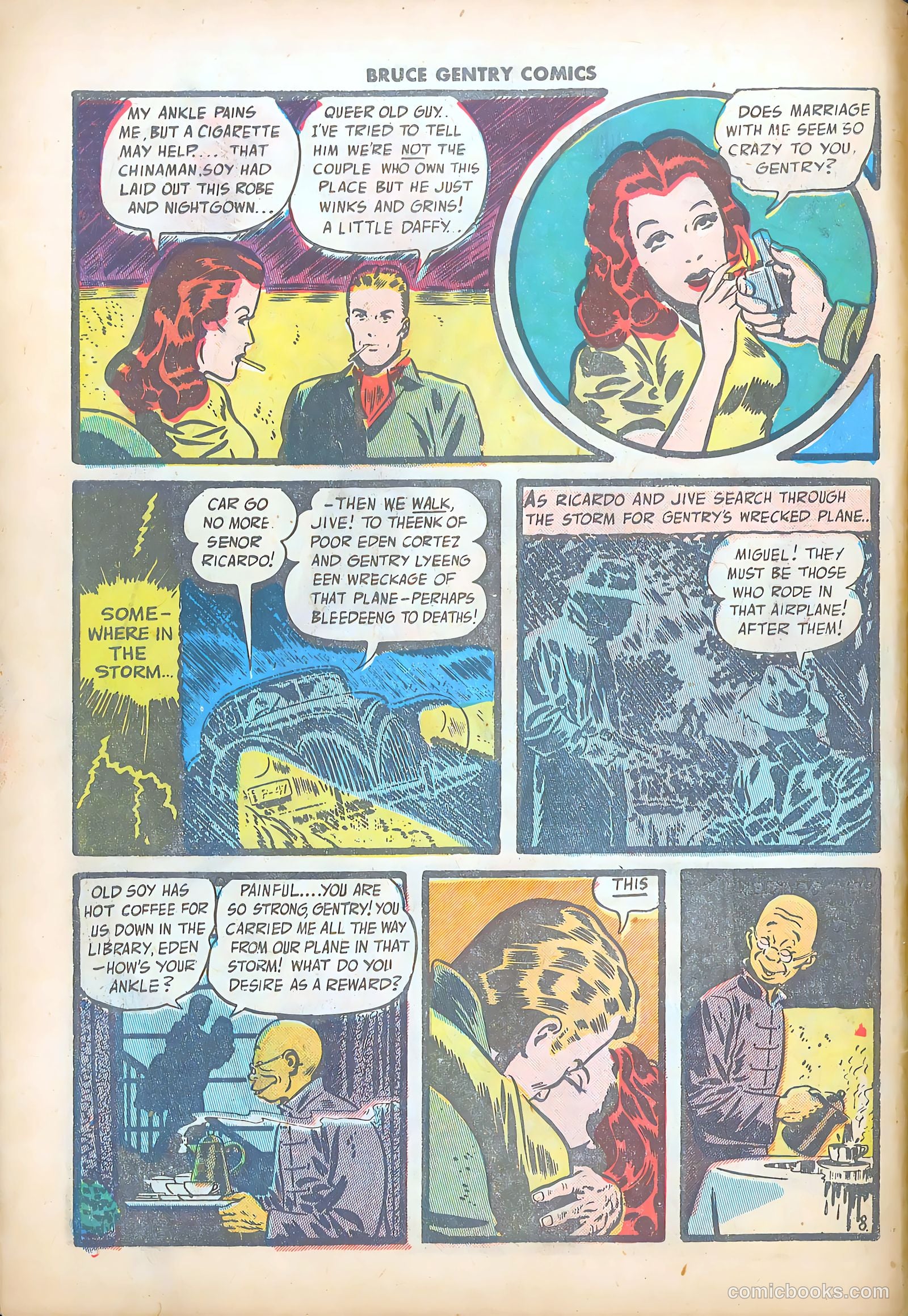 Bruce Gentry Comics #2 — page 10 of 36