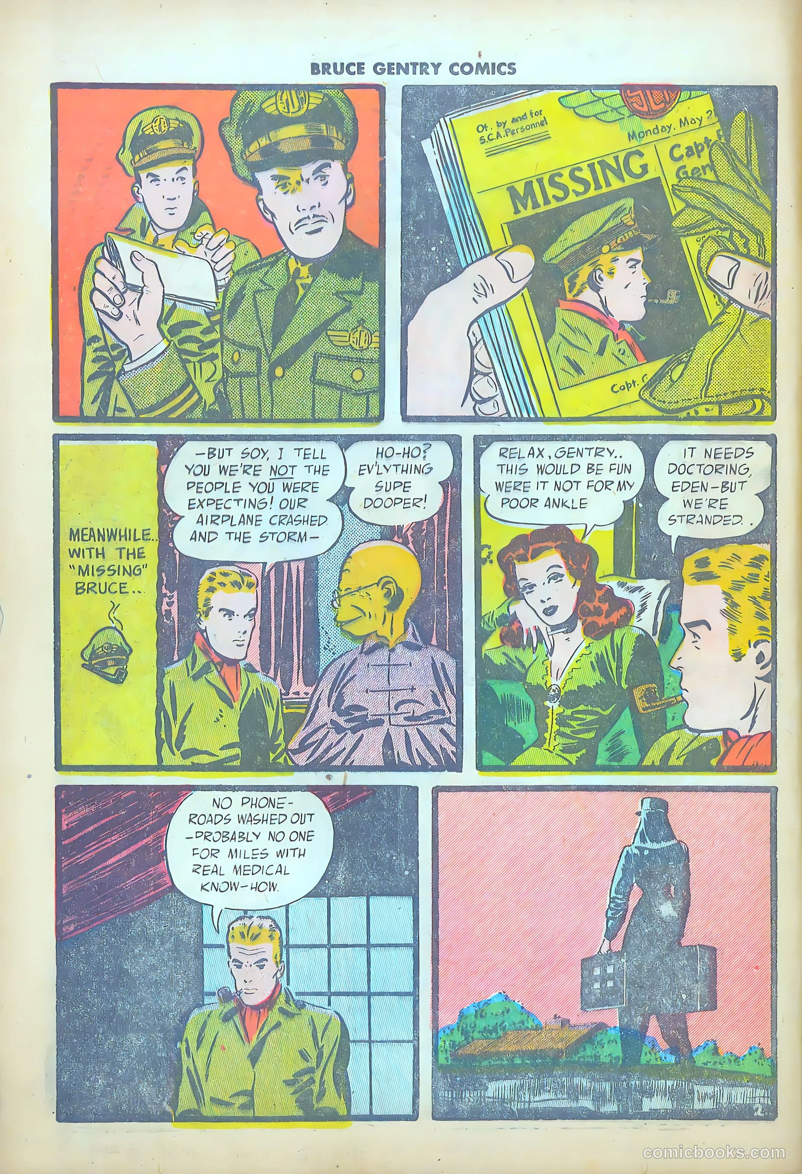 Bruce Gentry Comics #2 — page 12 of 36