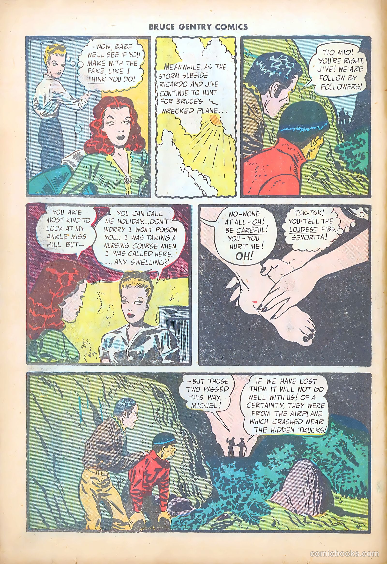 Bruce Gentry Comics #2 — page 14 of 36