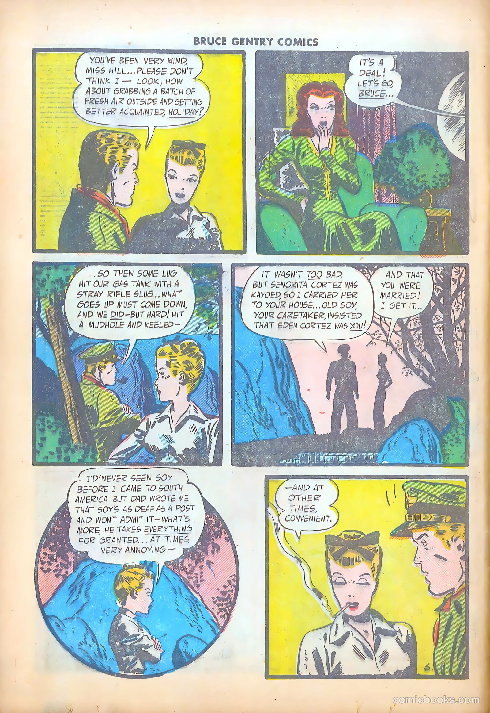 Bruce Gentry Comics #2 — page 16 of 36
