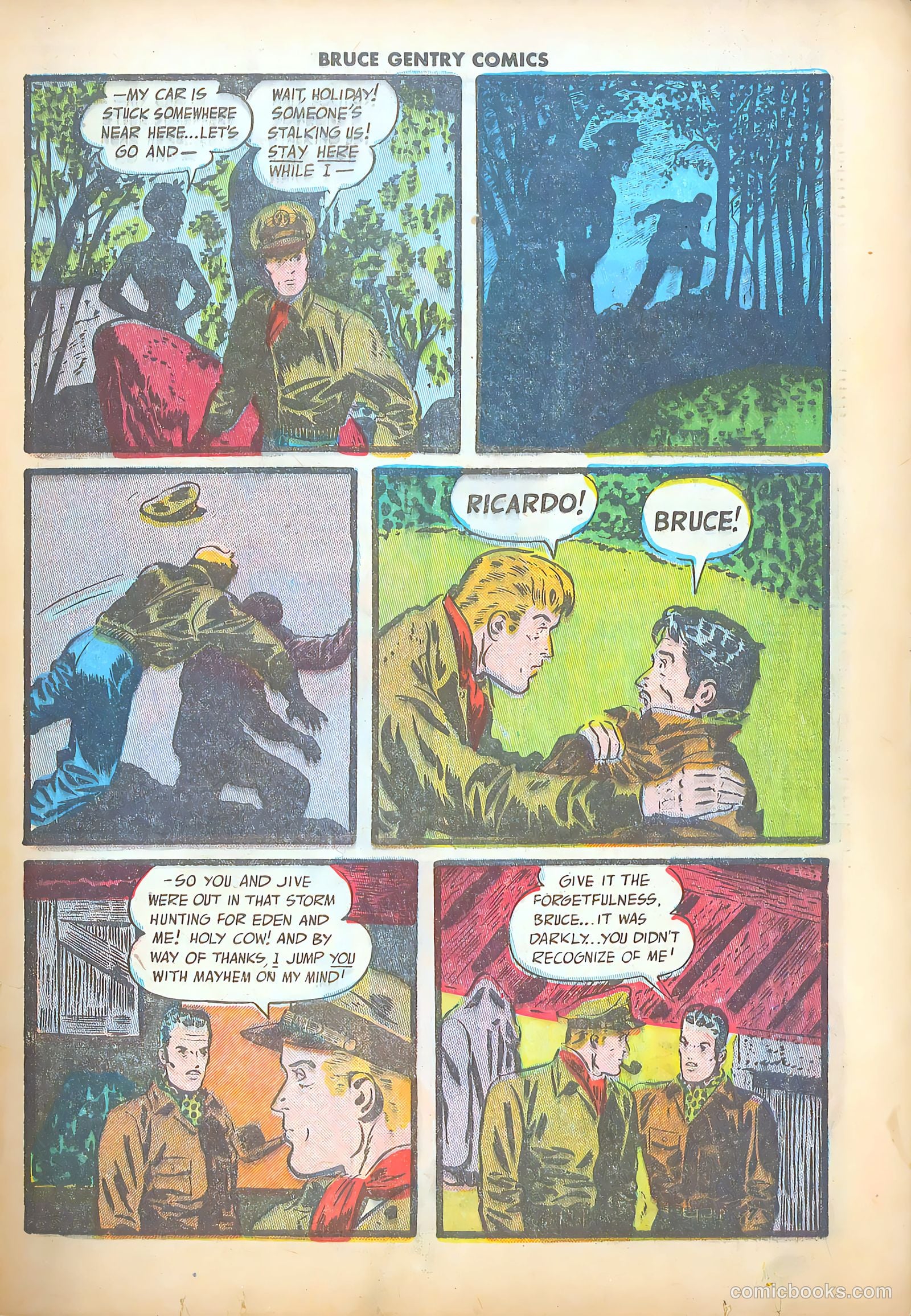Bruce Gentry Comics #2 — page 17 of 36
