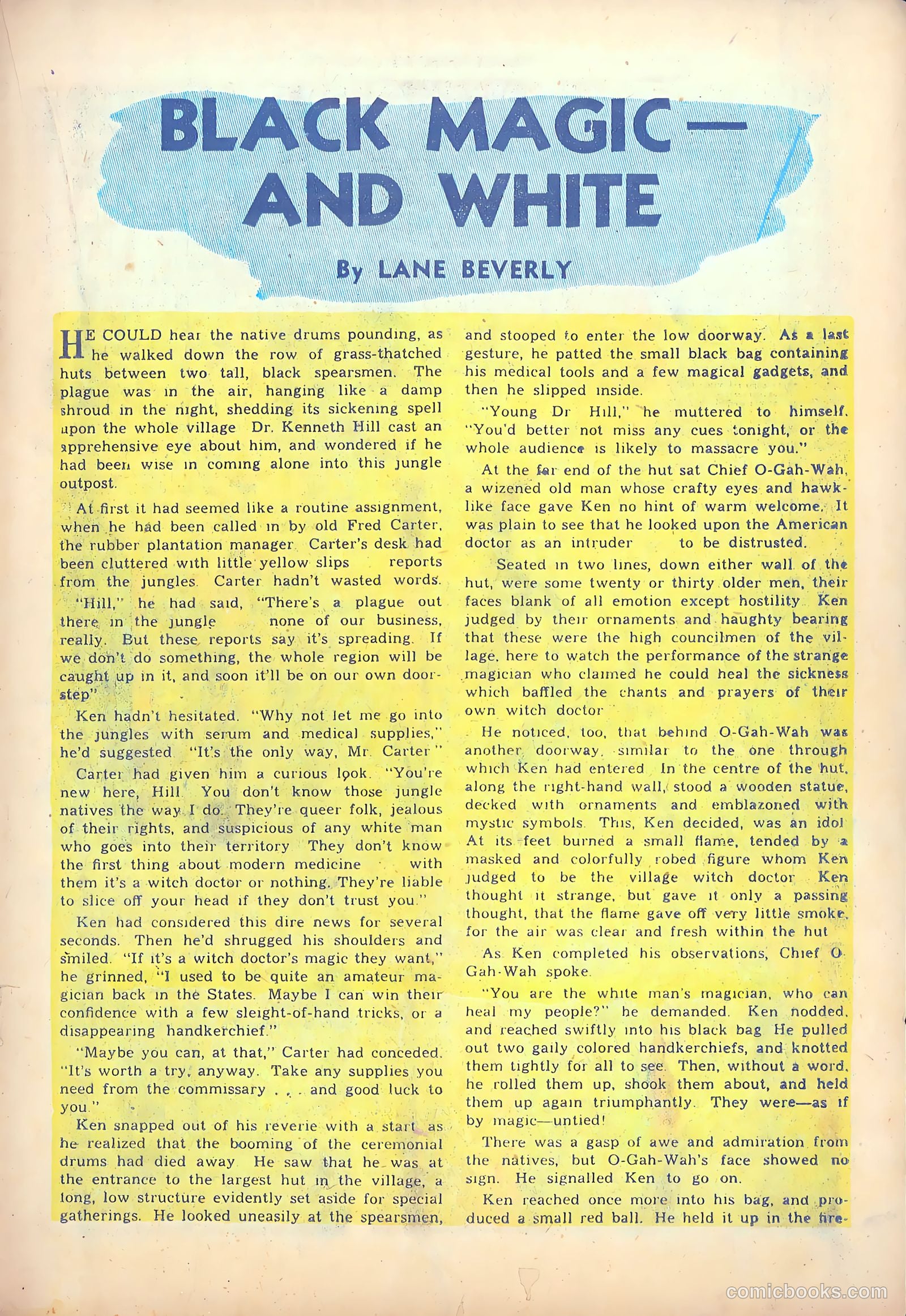 Bruce Gentry Comics #2 — page 19 of 36