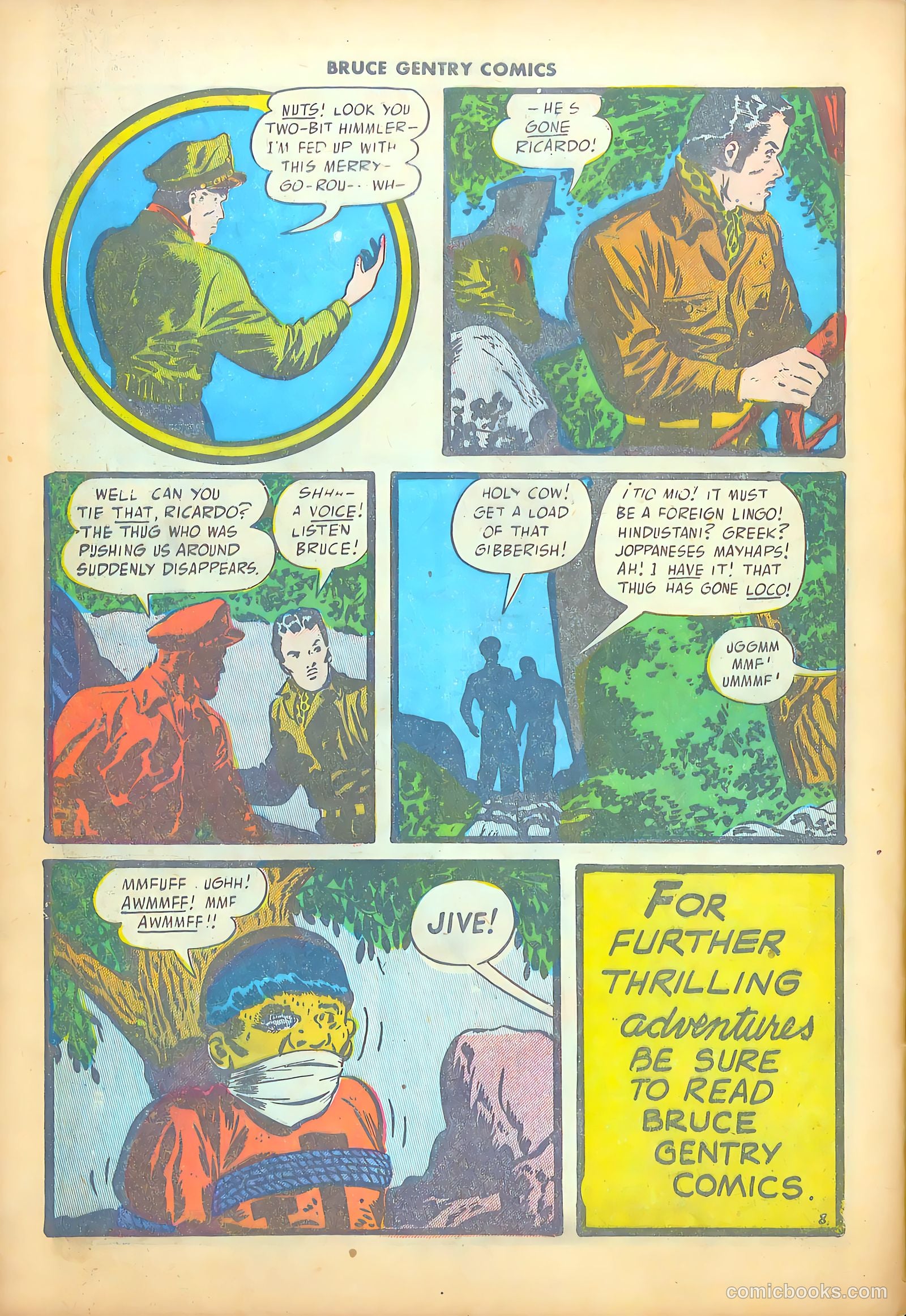 Bruce Gentry Comics #2 — page 28 of 36