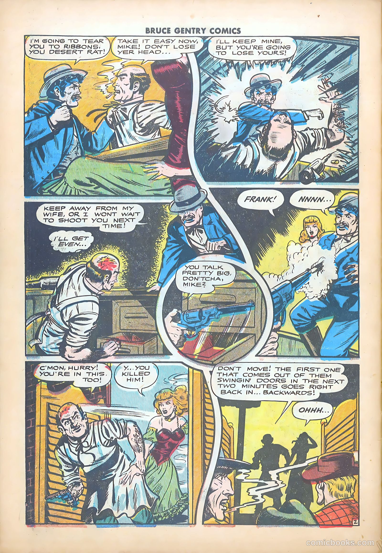 Bruce Gentry Comics #2 — page 30 of 36