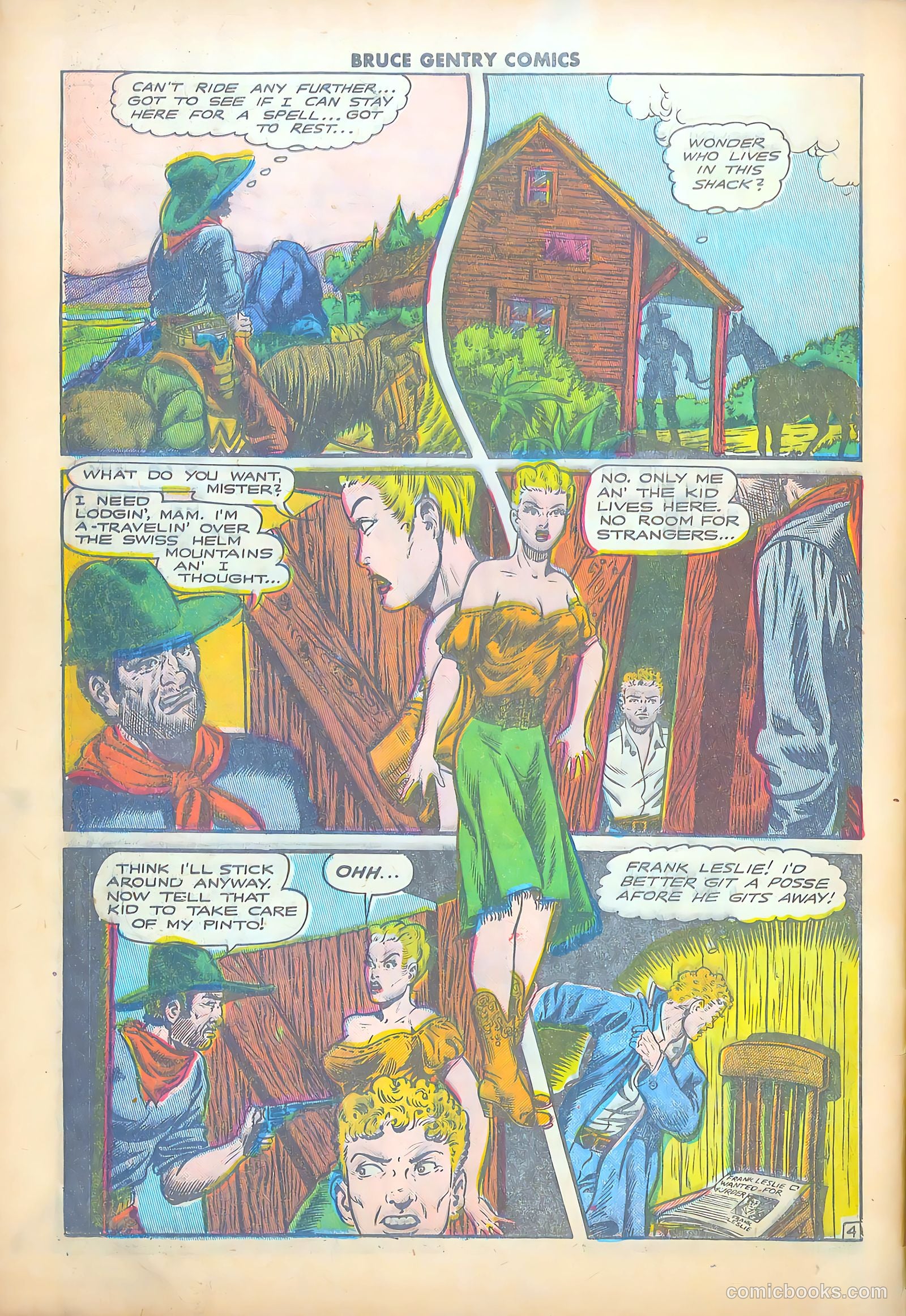 Bruce Gentry Comics #2 — page 32 of 36