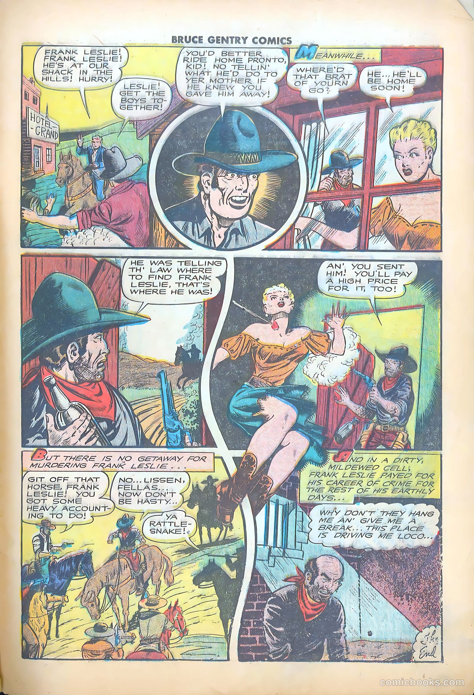 Bruce Gentry Comics #2 — page 33 of 36