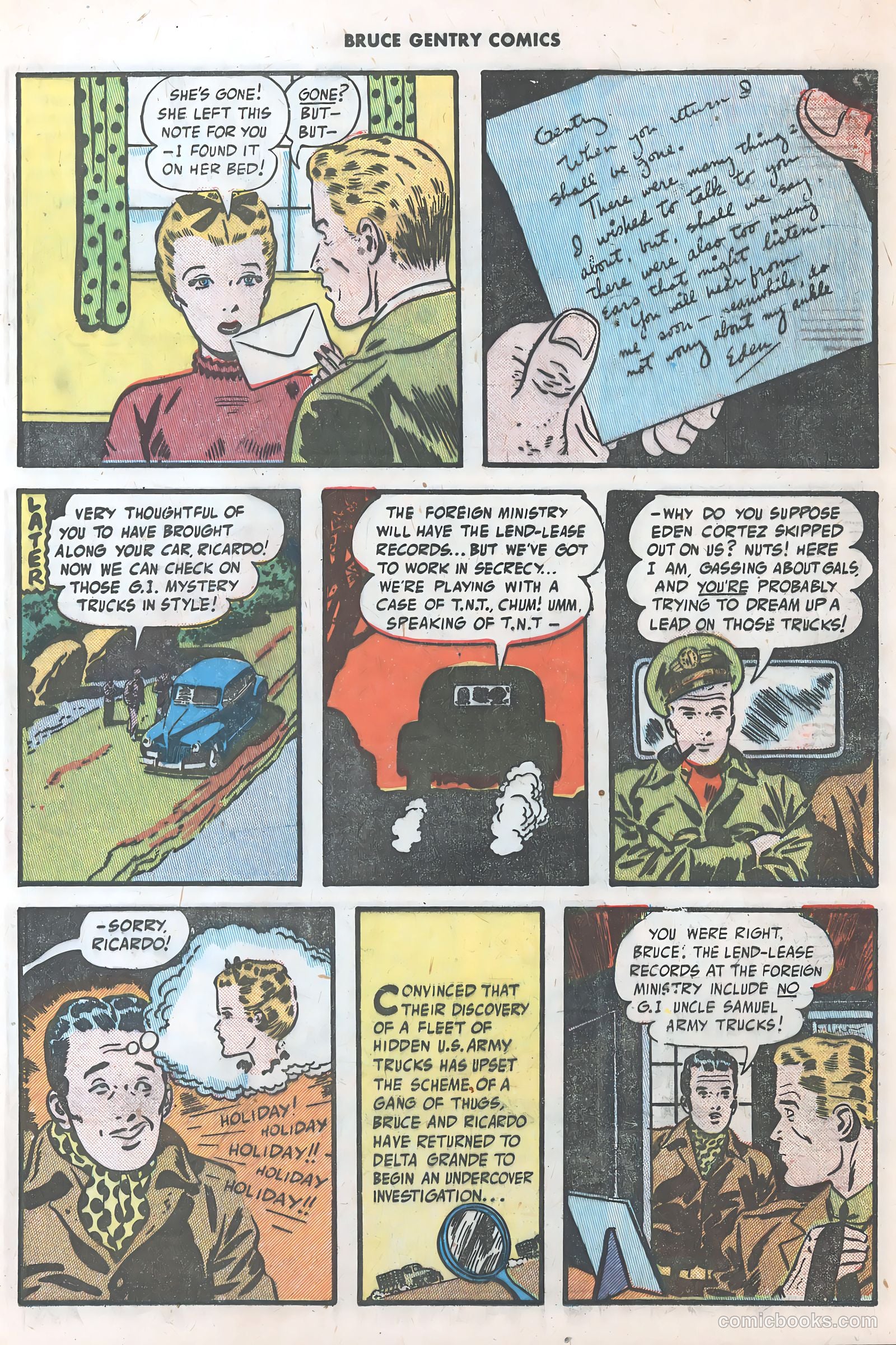 Bruce Gentry Comics #3 — page 5 of 36