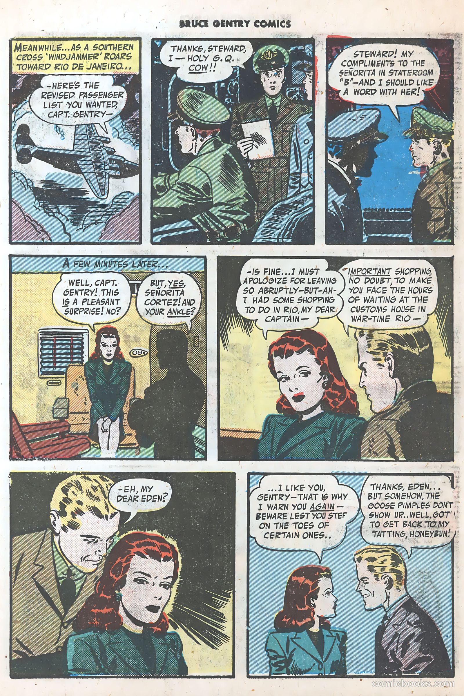 Bruce Gentry Comics #3 — page 7 of 36