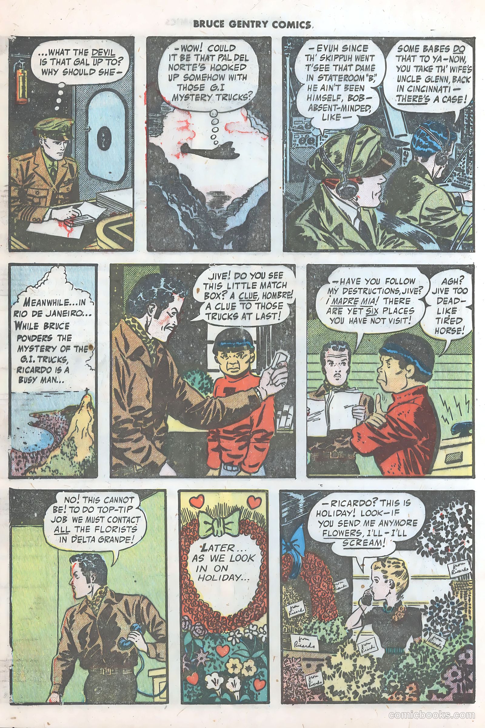 Bruce Gentry Comics #3 — page 8 of 36