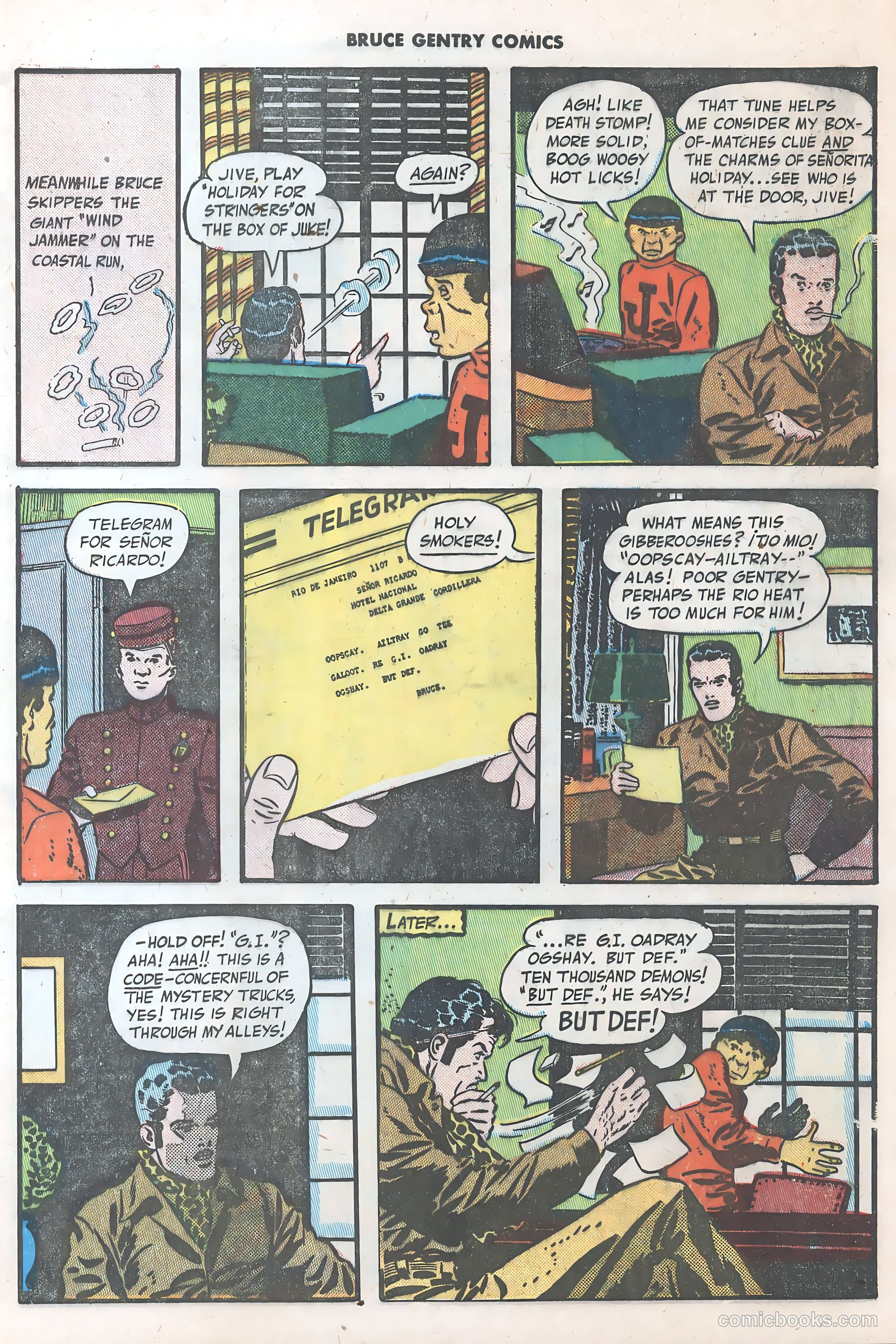 Bruce Gentry Comics #3 — page 9 of 36