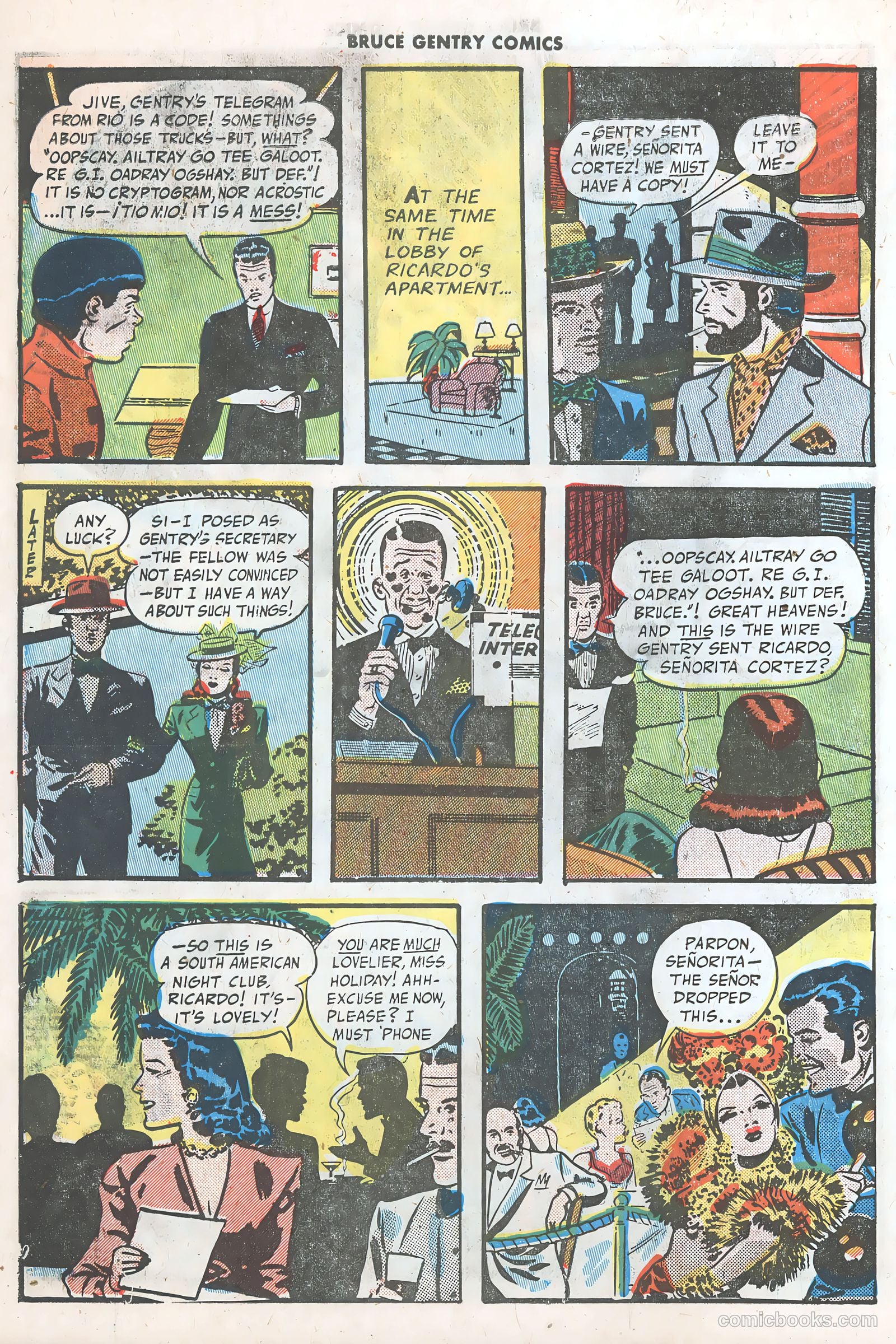 Bruce Gentry Comics #3 — page 10 of 36