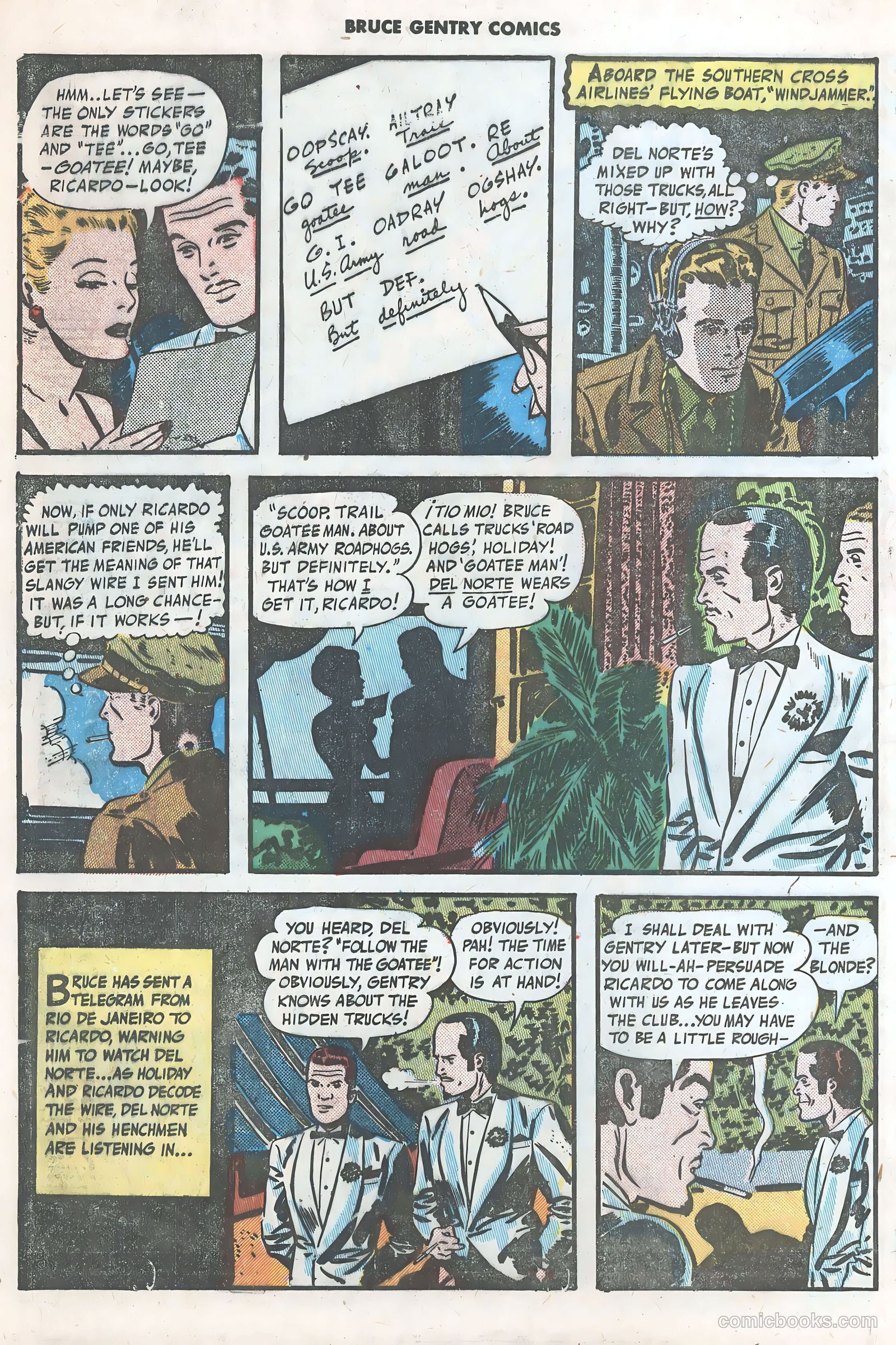 Bruce Gentry Comics #3 — page 12 of 36