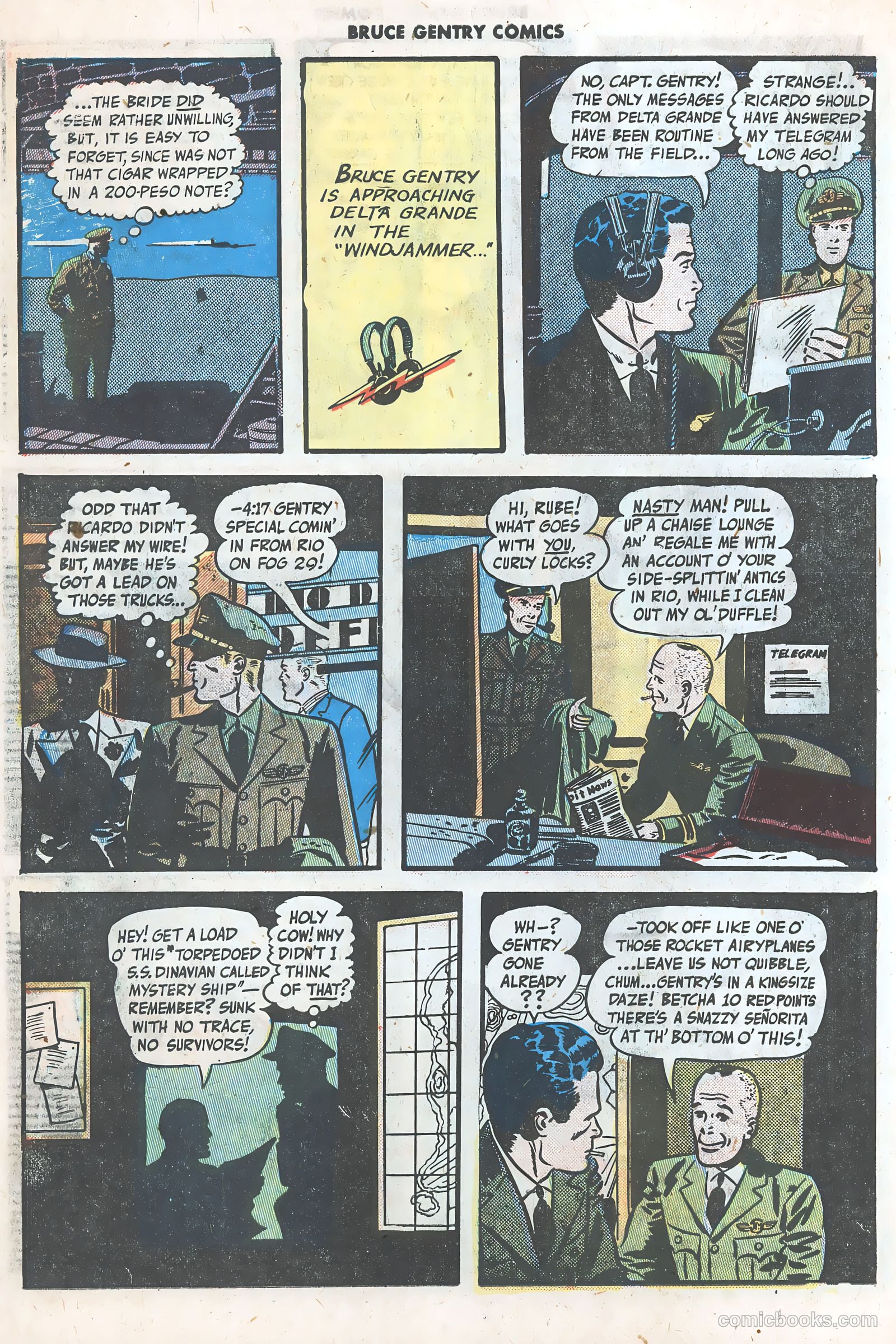 Bruce Gentry Comics #3 — page 14 of 36