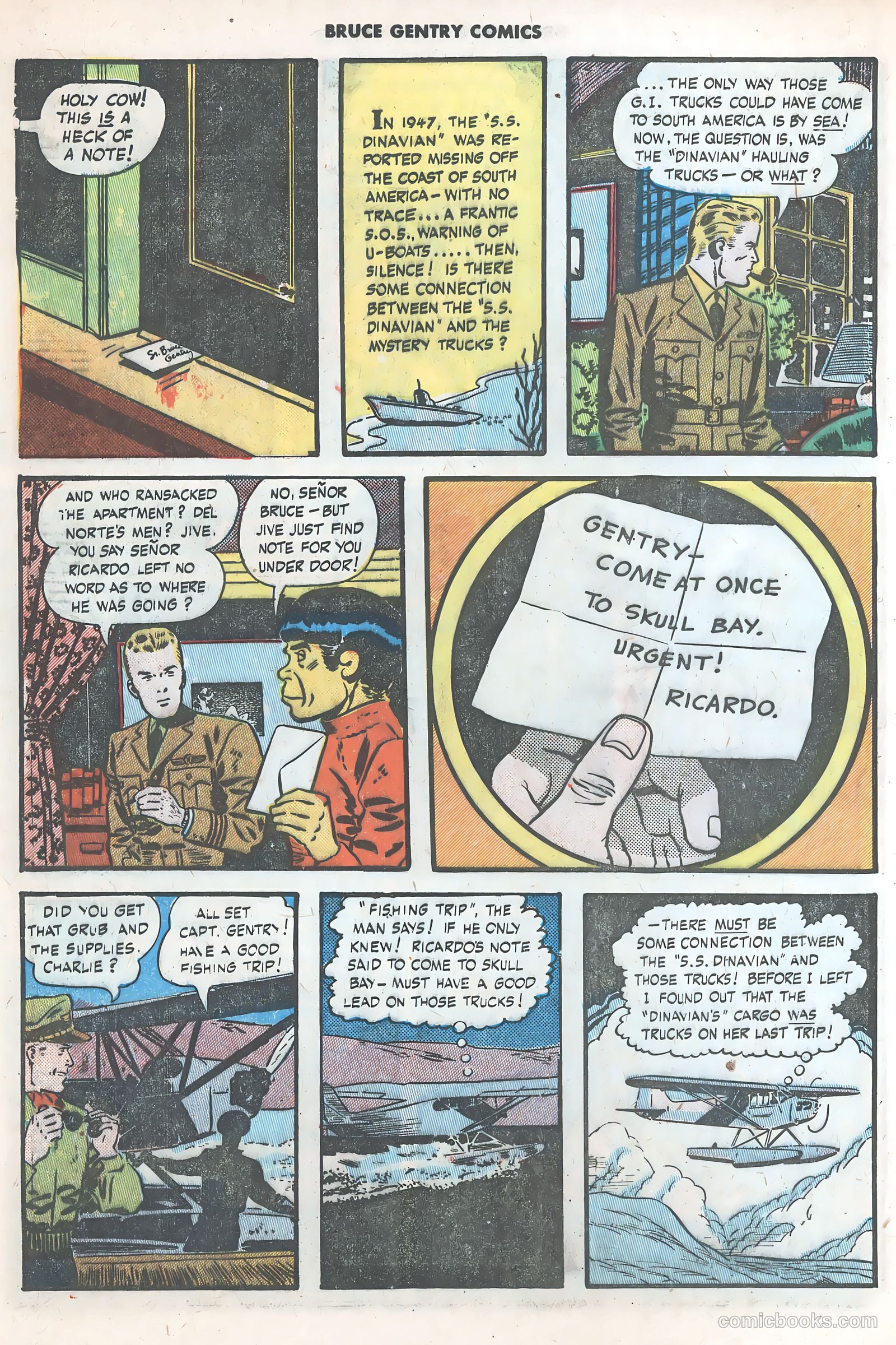 Bruce Gentry Comics #3 — page 16 of 36