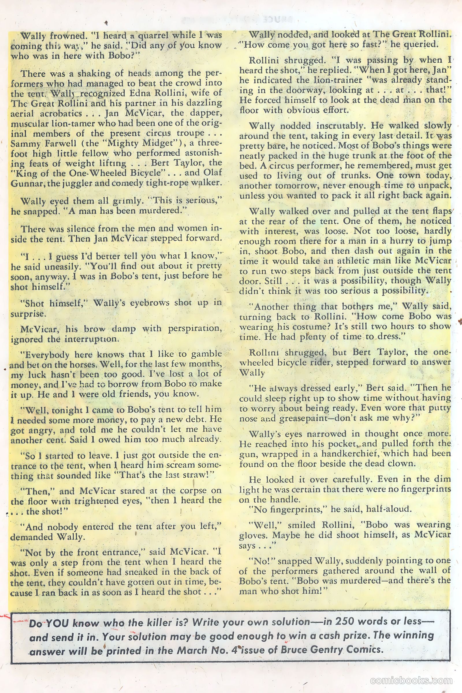 Bruce Gentry Comics #3 — page 20 of 36