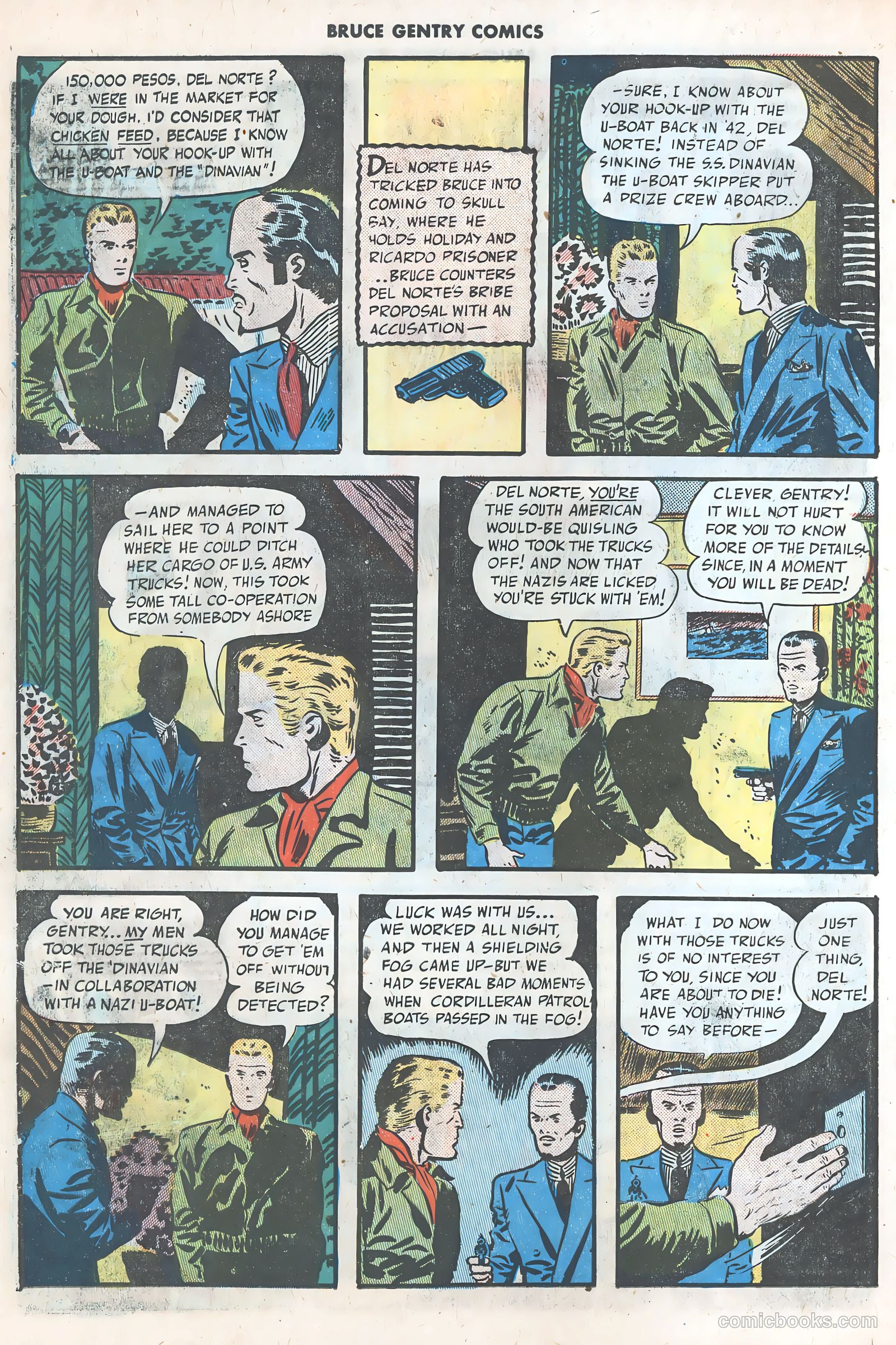Bruce Gentry Comics #3 — page 22 of 36