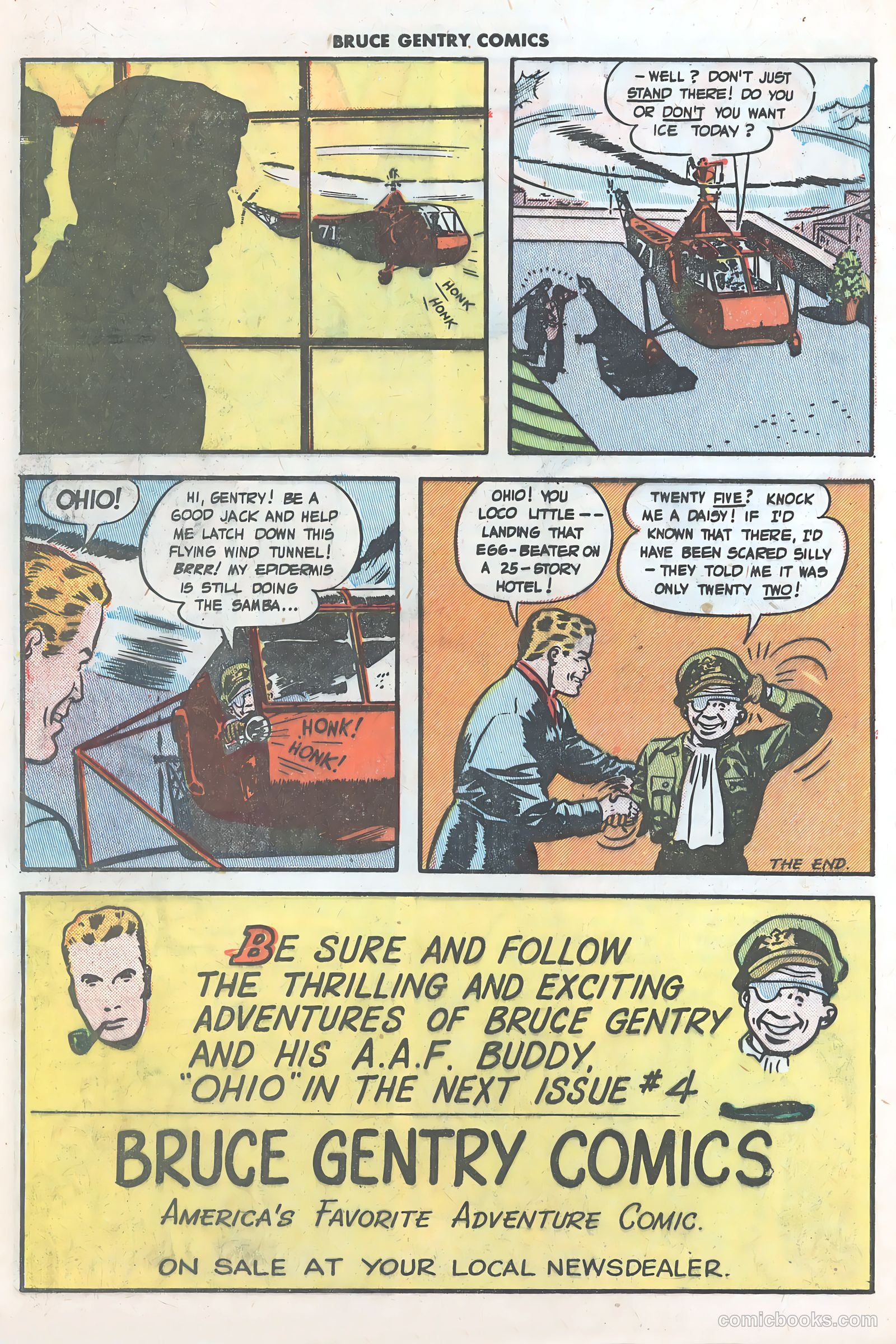 Bruce Gentry Comics #3 — page 28 of 36