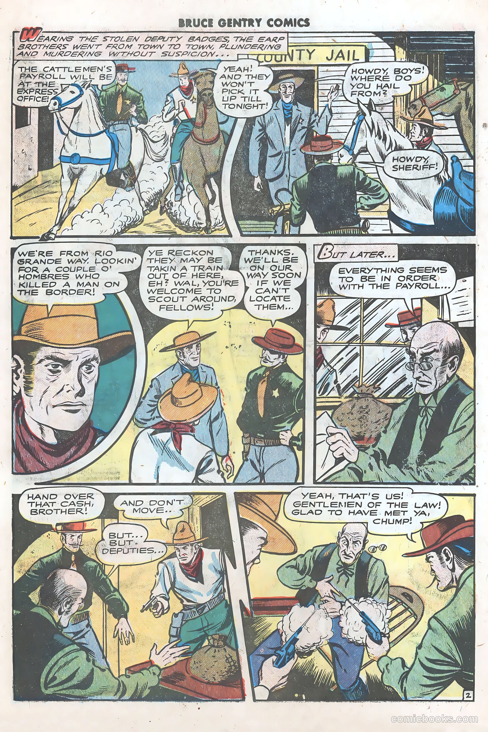 Bruce Gentry Comics #3 — page 30 of 36