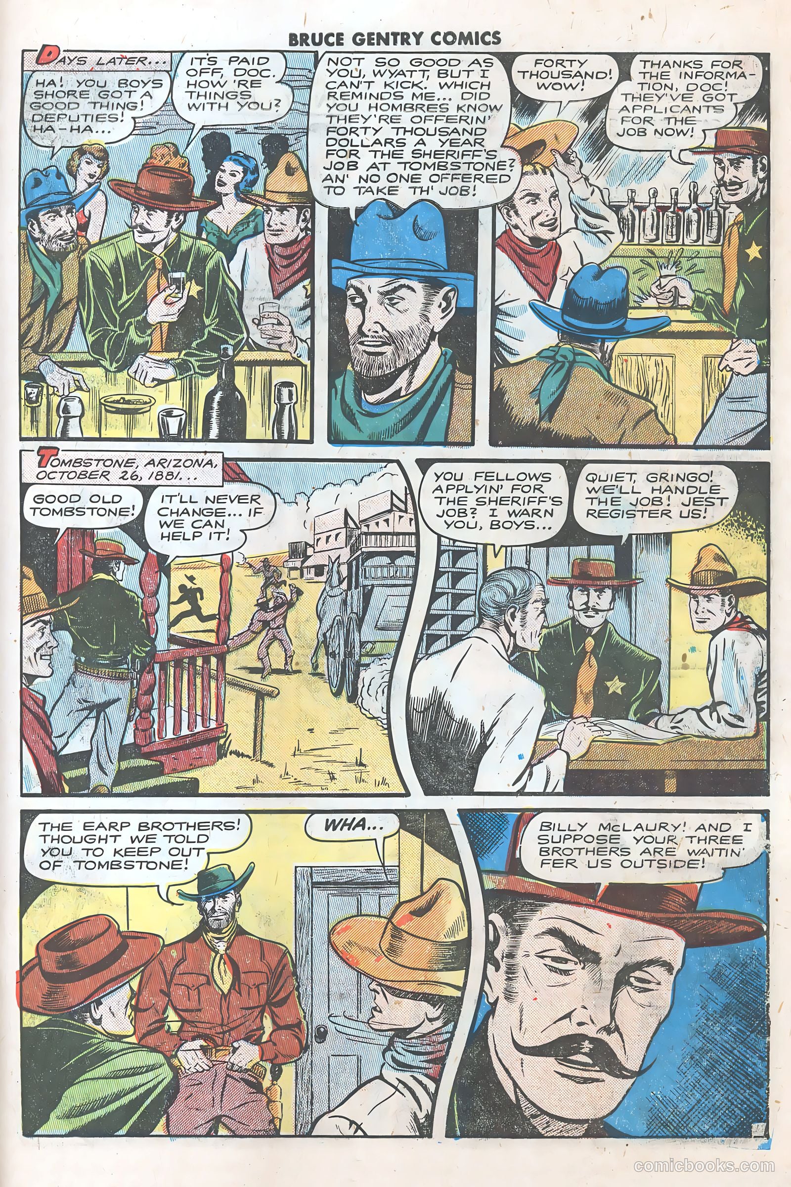 Bruce Gentry Comics #3 — page 31 of 36