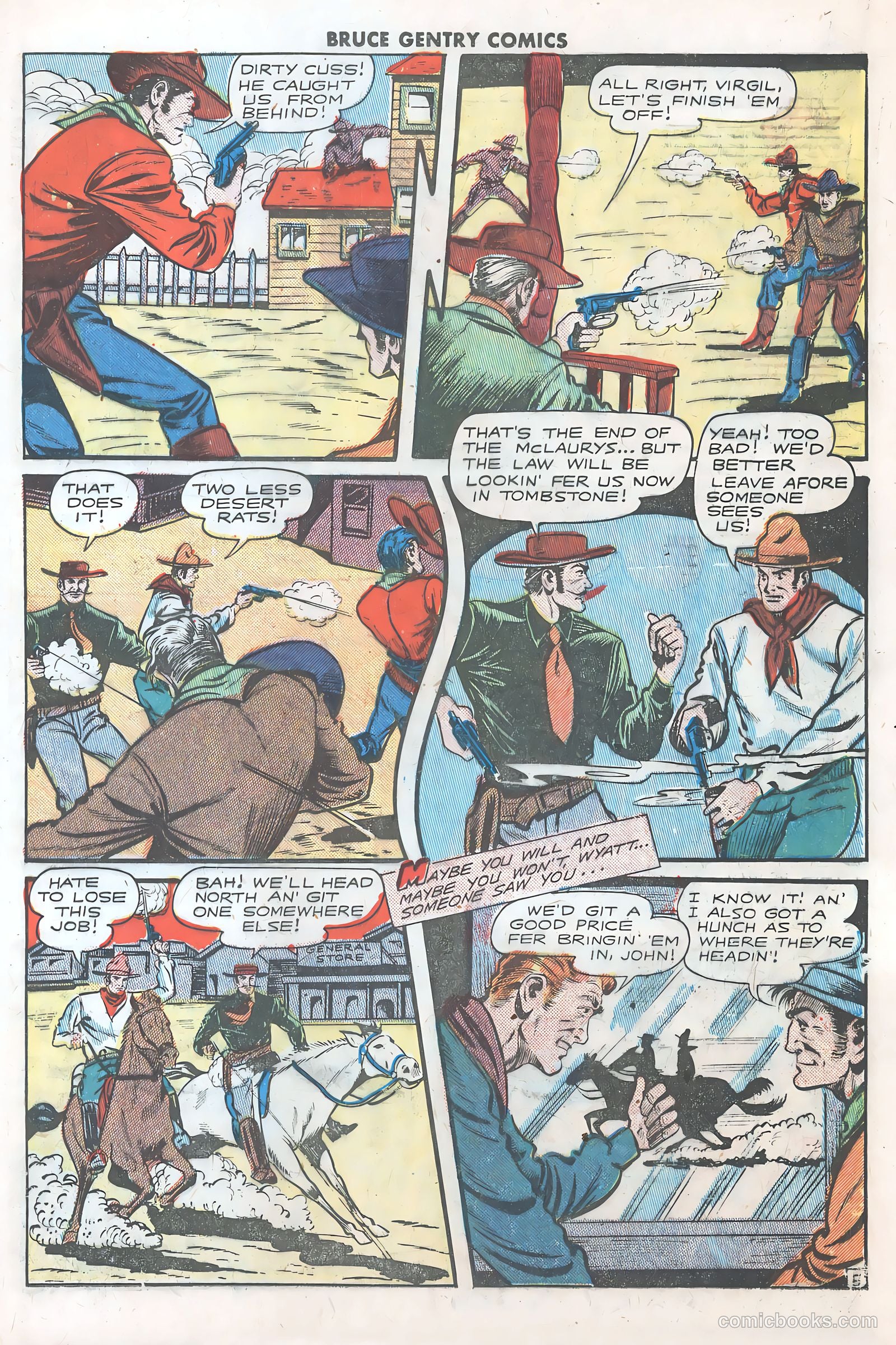 Bruce Gentry Comics #3 — page 33 of 36