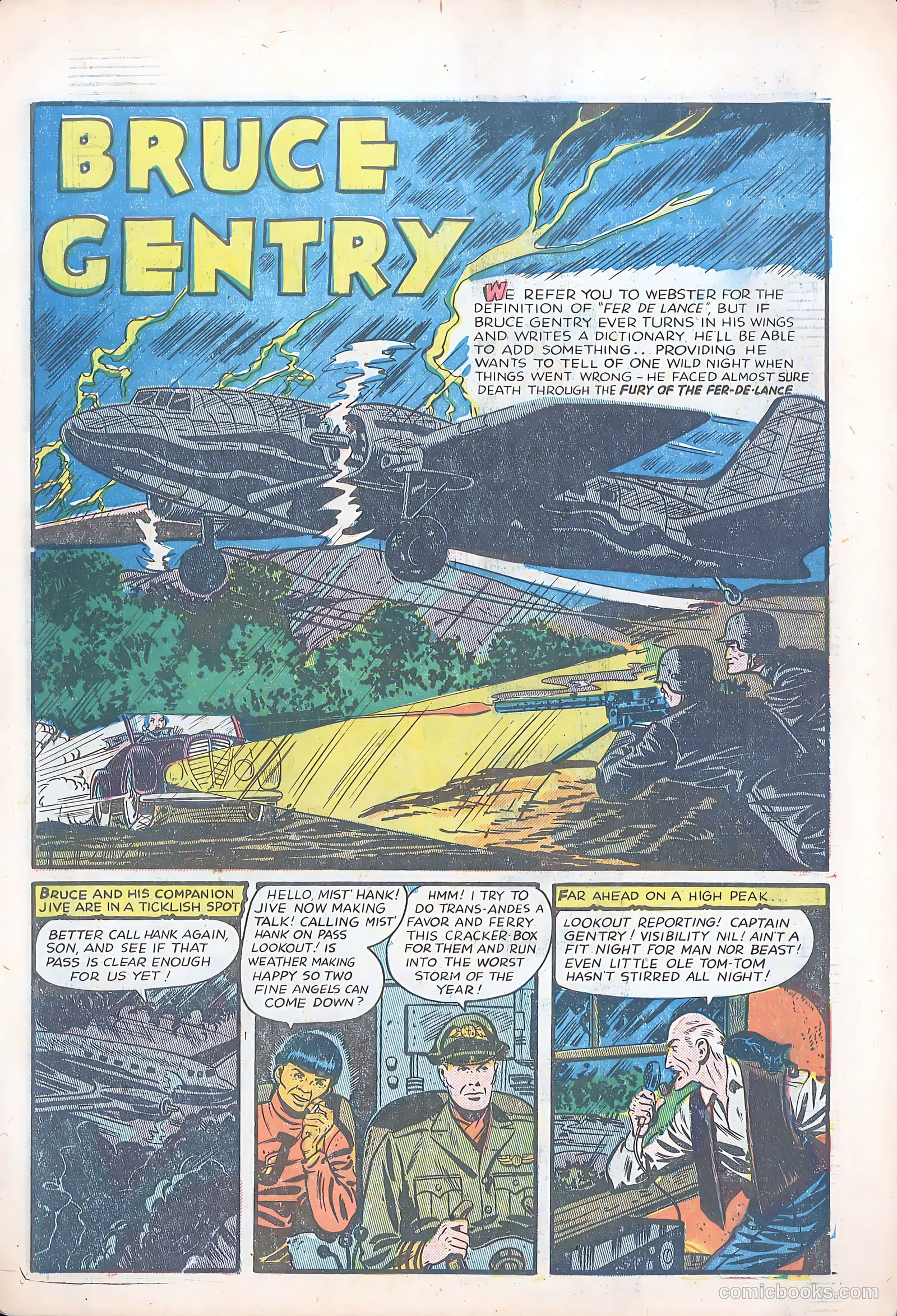 Bruce Gentry Comics #4 — page 3 of 36