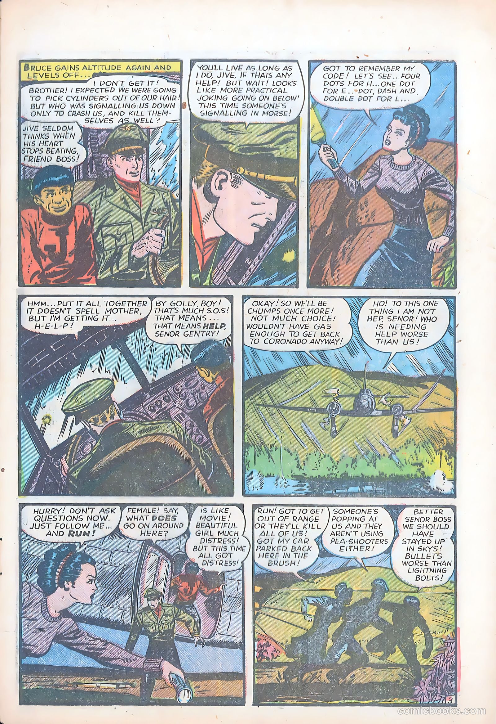 Bruce Gentry Comics #4 — page 5 of 36