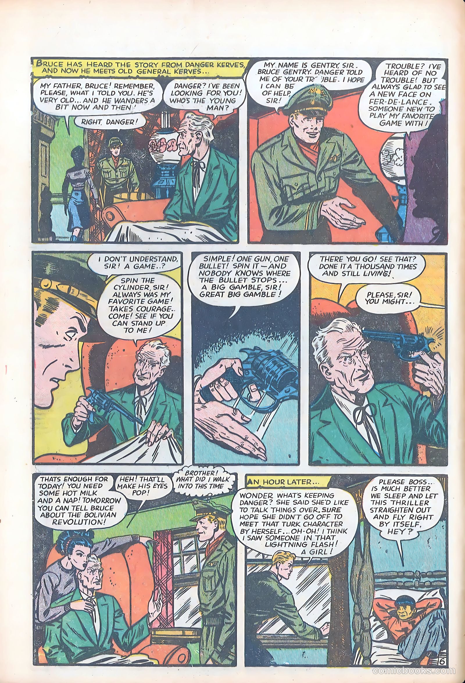 Bruce Gentry Comics #4 — page 8 of 36