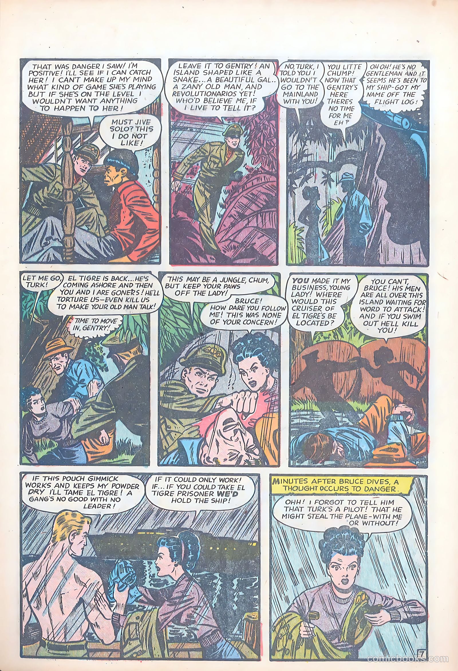 Bruce Gentry Comics #4 — page 9 of 36