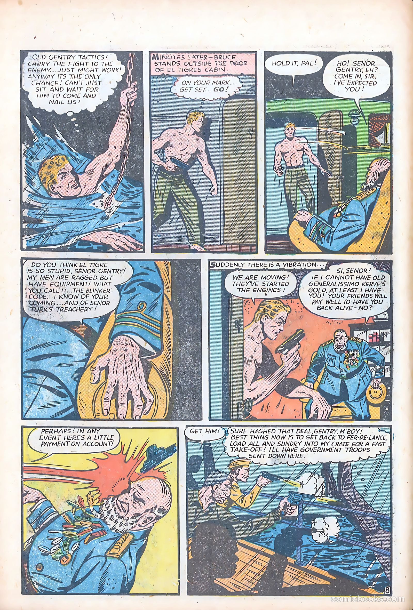 Bruce Gentry Comics #4 — page 10 of 36