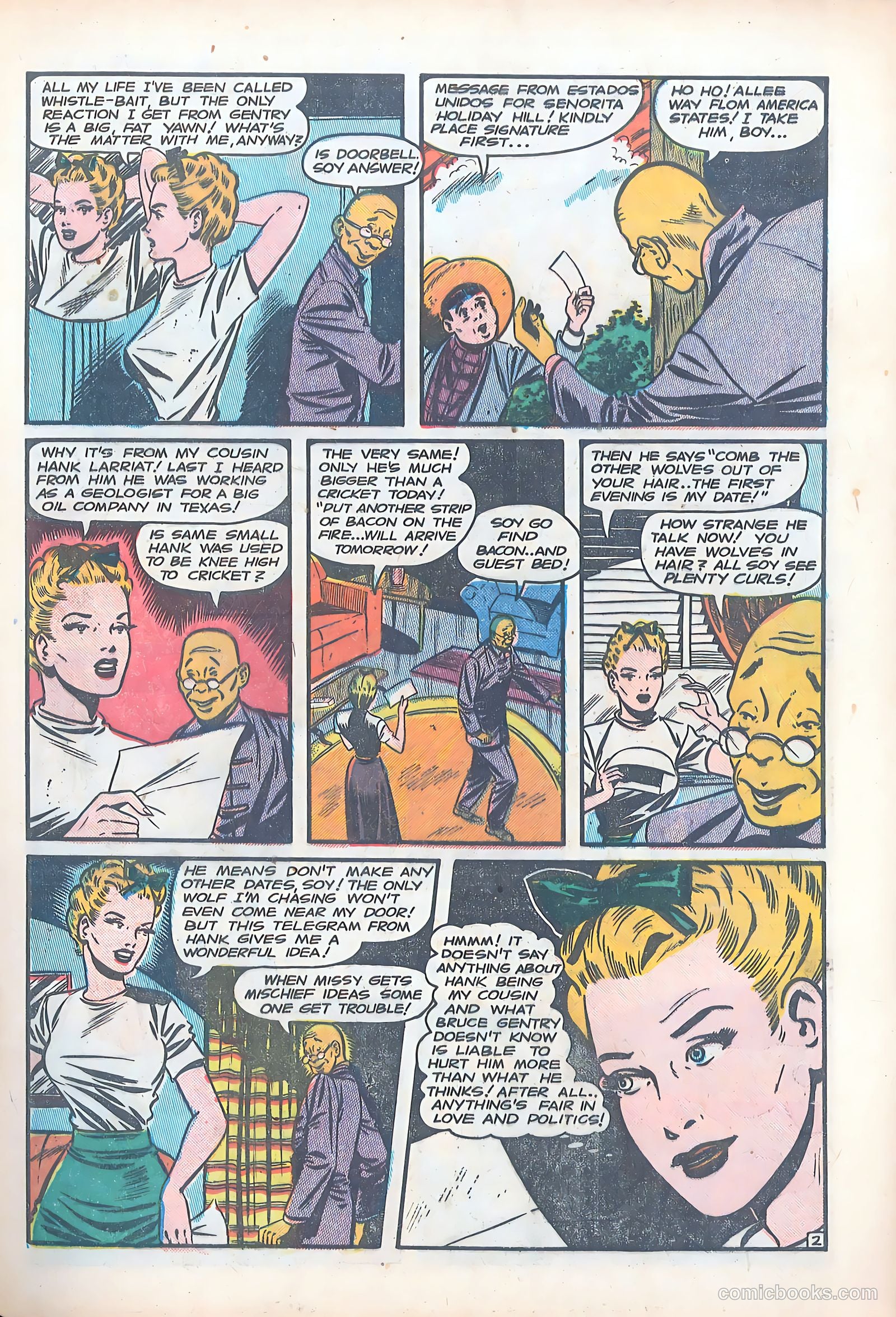 Bruce Gentry Comics #4 — page 13 of 36