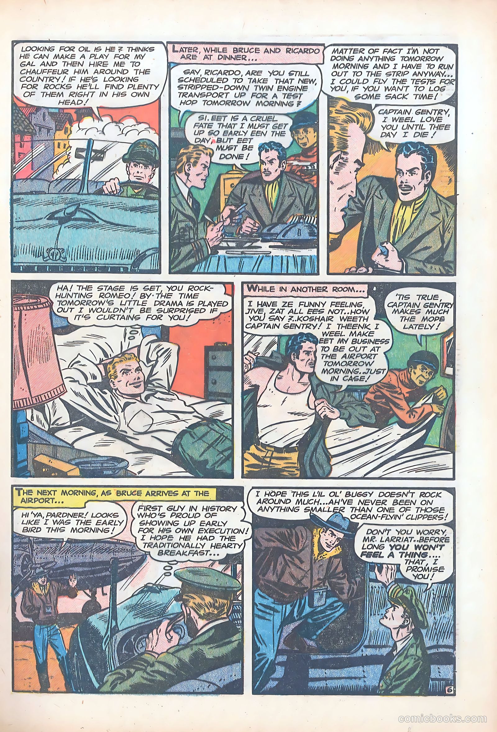 Bruce Gentry Comics #4 — page 17 of 36