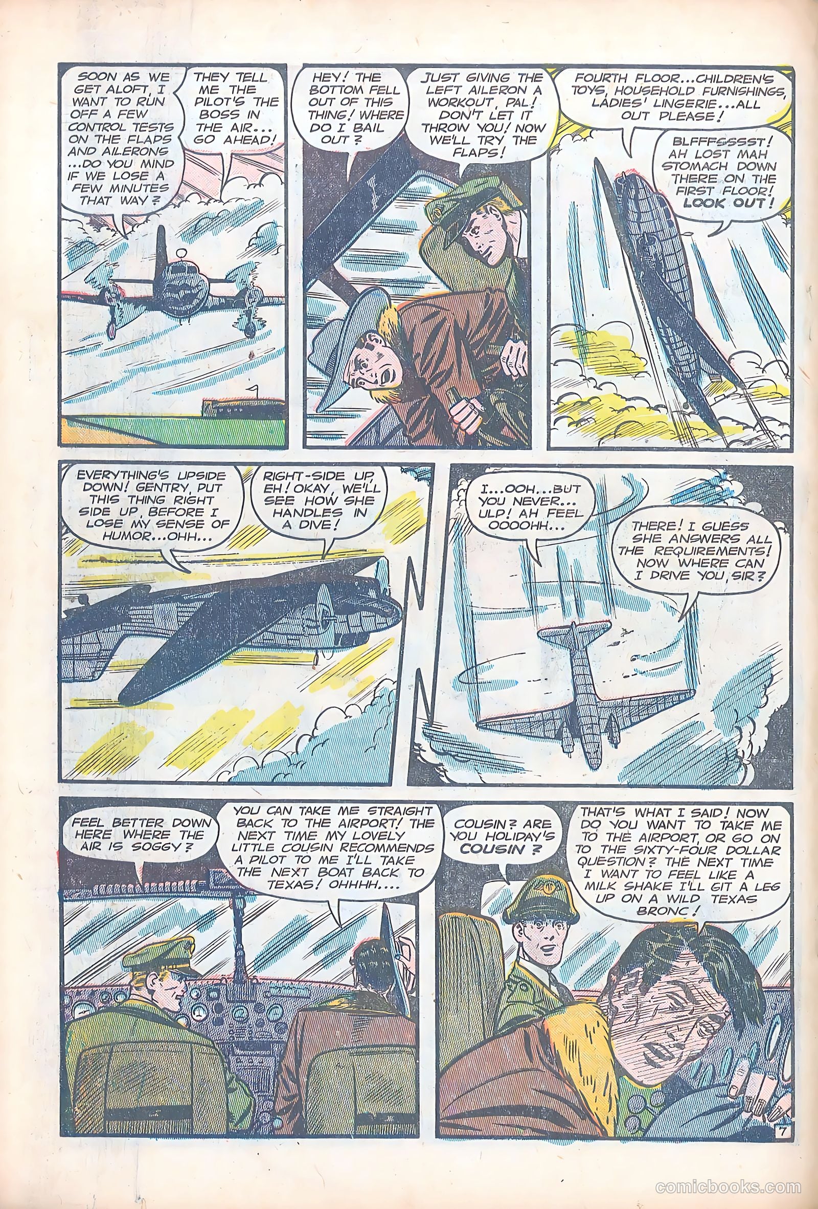 Bruce Gentry Comics #4 — page 18 of 36