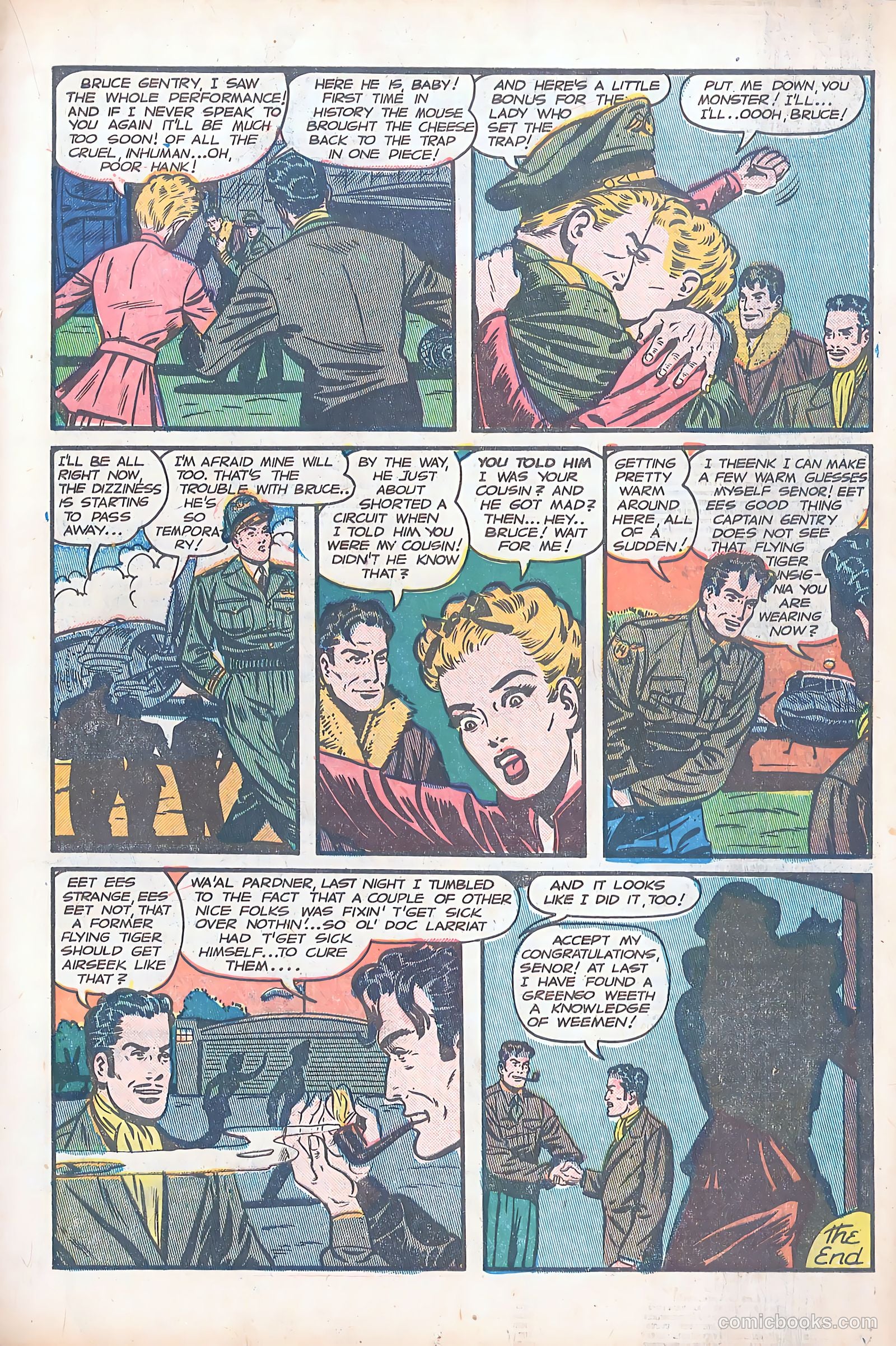 Bruce Gentry Comics #4 — page 19 of 36